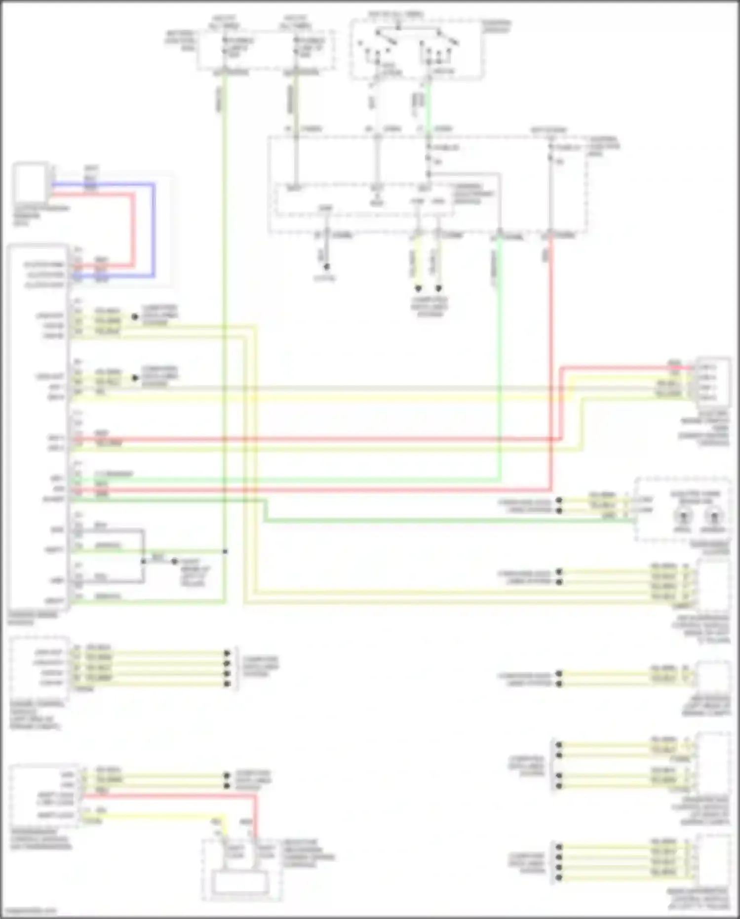 Discovery Land Rover L319 (2004-2009): Shift interlock circuit