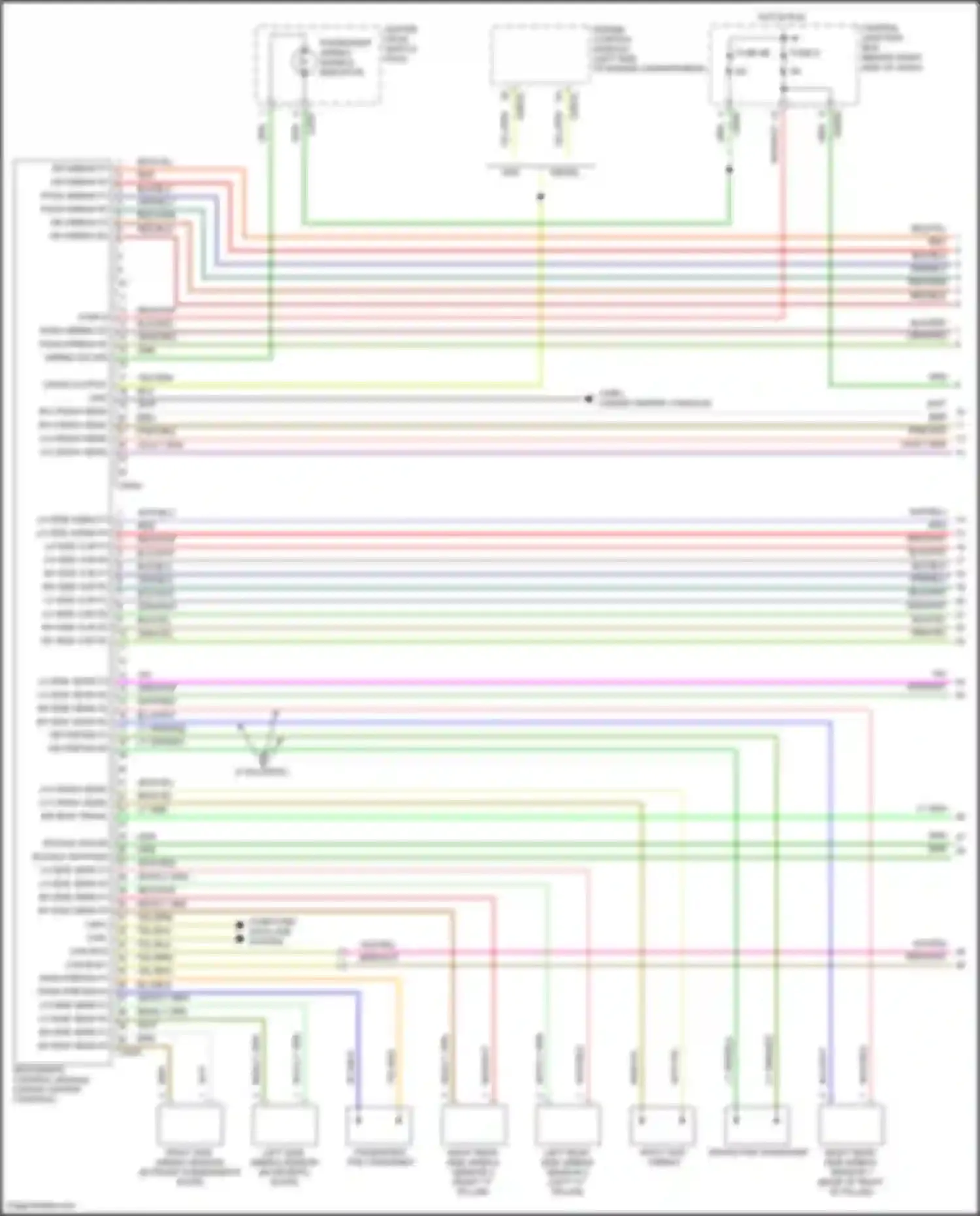 Discovery Land Rover L319 (2004-2009): Supplemental restraints circuit (1 of 2)
