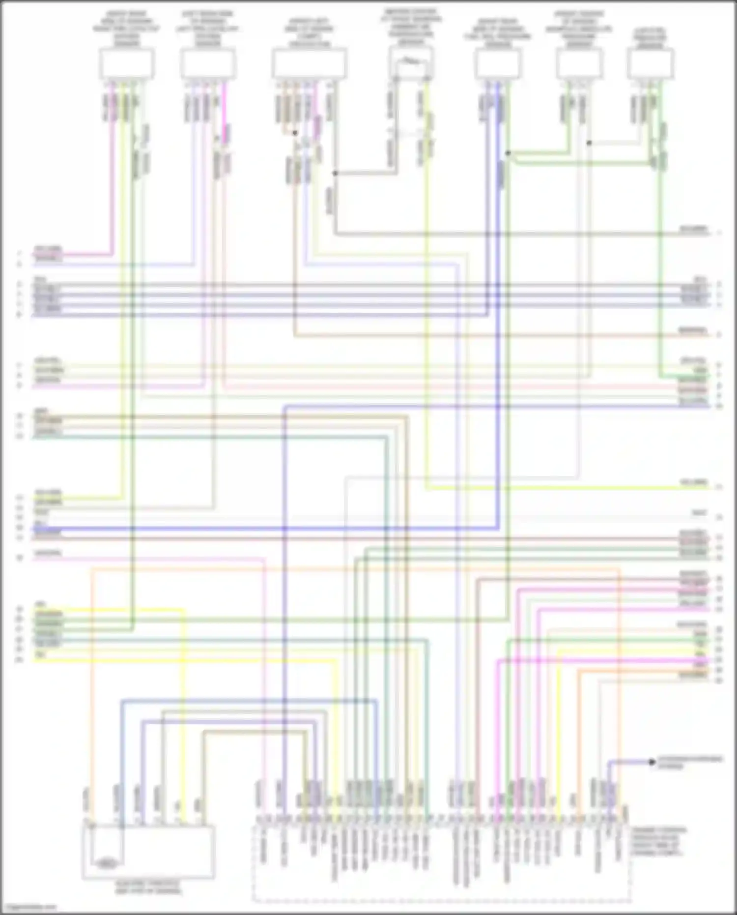 Discovery Land Rover L319 (2009-2013): Wiring diagram engine performance 5.0l (3 of 6)