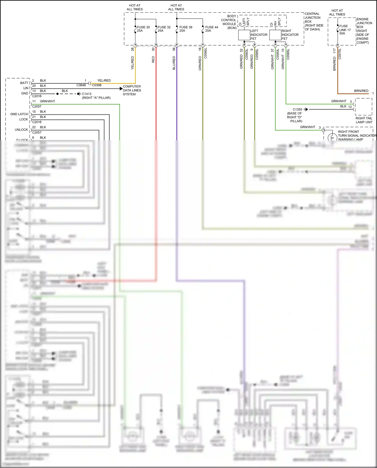 Wiring diagram computer data lines system for Land Rover Discovery L319 (2009-2013) (44 of 64)