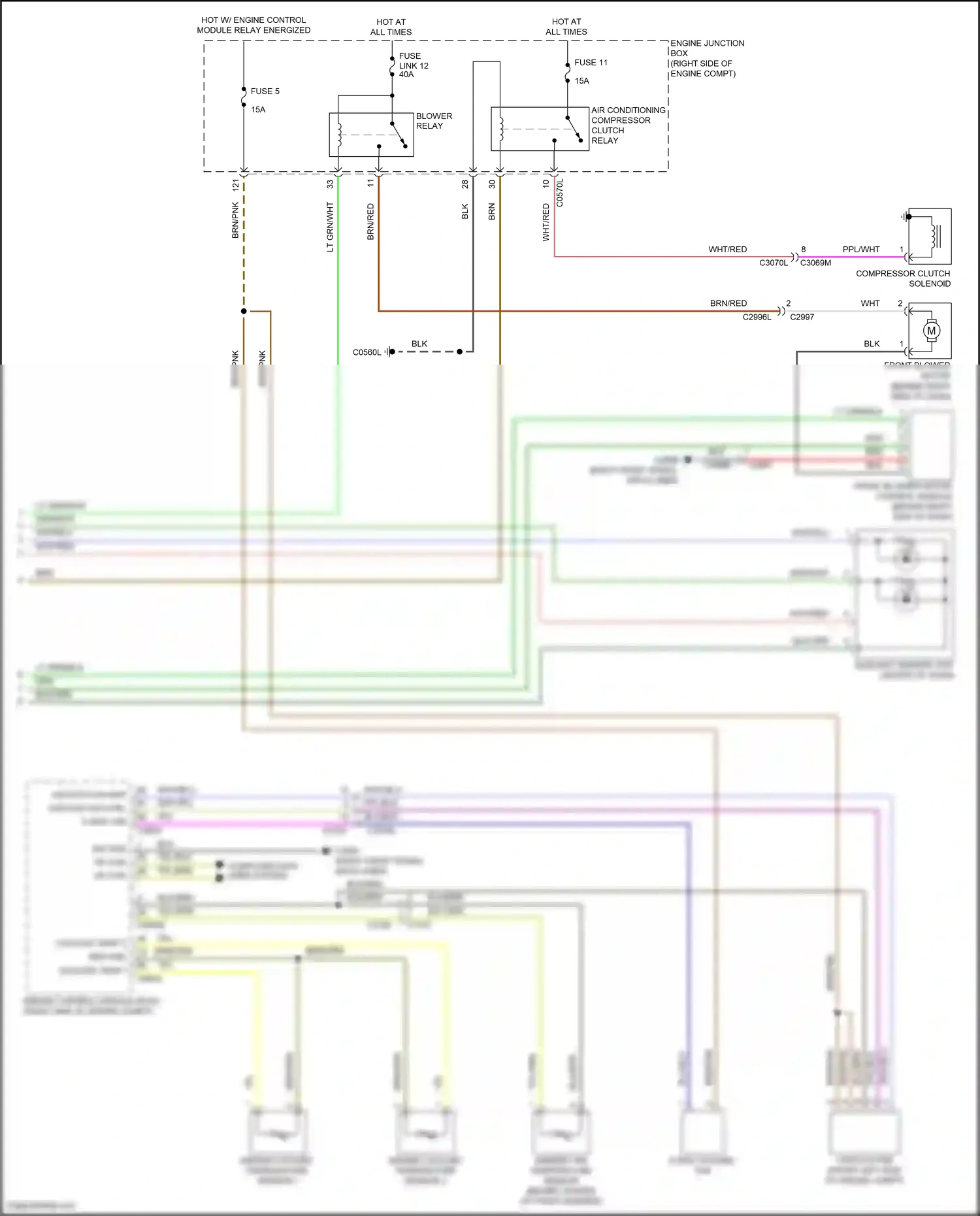 Wiring diagram engine junction box for Land Rover Discovery L319 (2009-2013) (1 of 49)