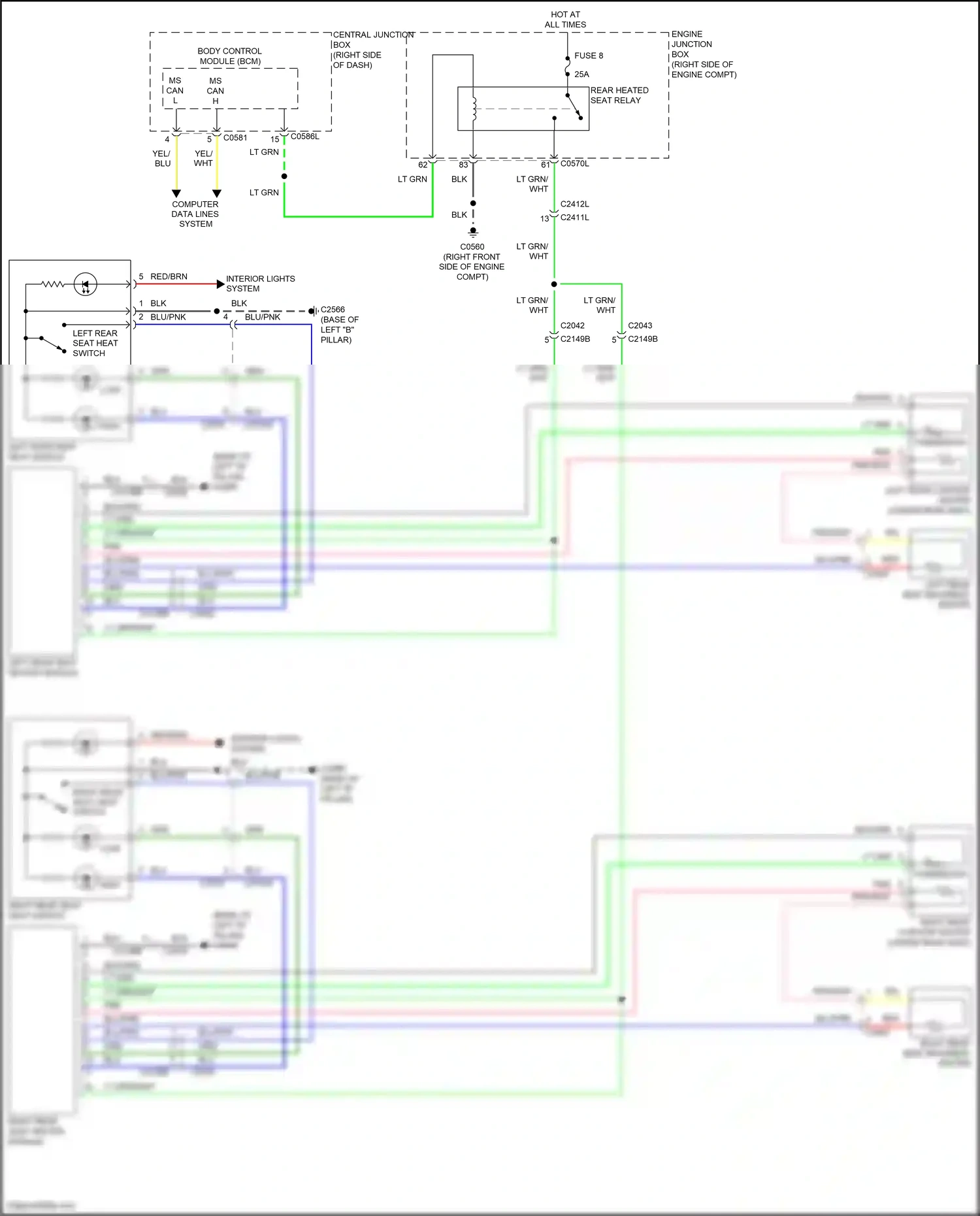 Wiring diagram ms can + for Land Rover Discovery L319 (2009-2013) (4 of 4)