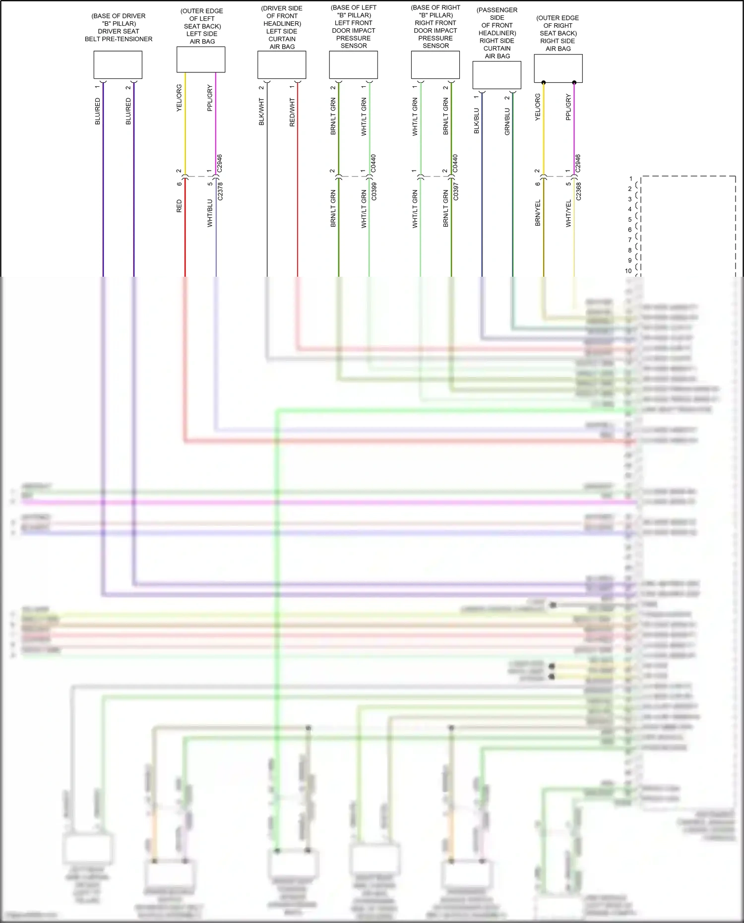 Wiring diagram abs module for Land Rover Discovery L319 (2013-2017) (6 of 6)