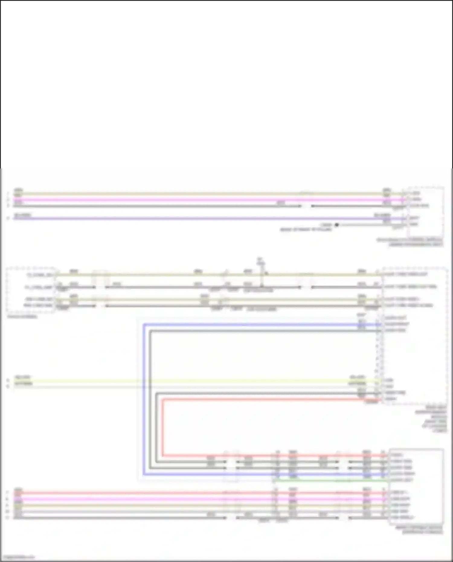 Wiring diagram audio left for Land Rover Discovery L319 (2013-2017) (1 of 1)