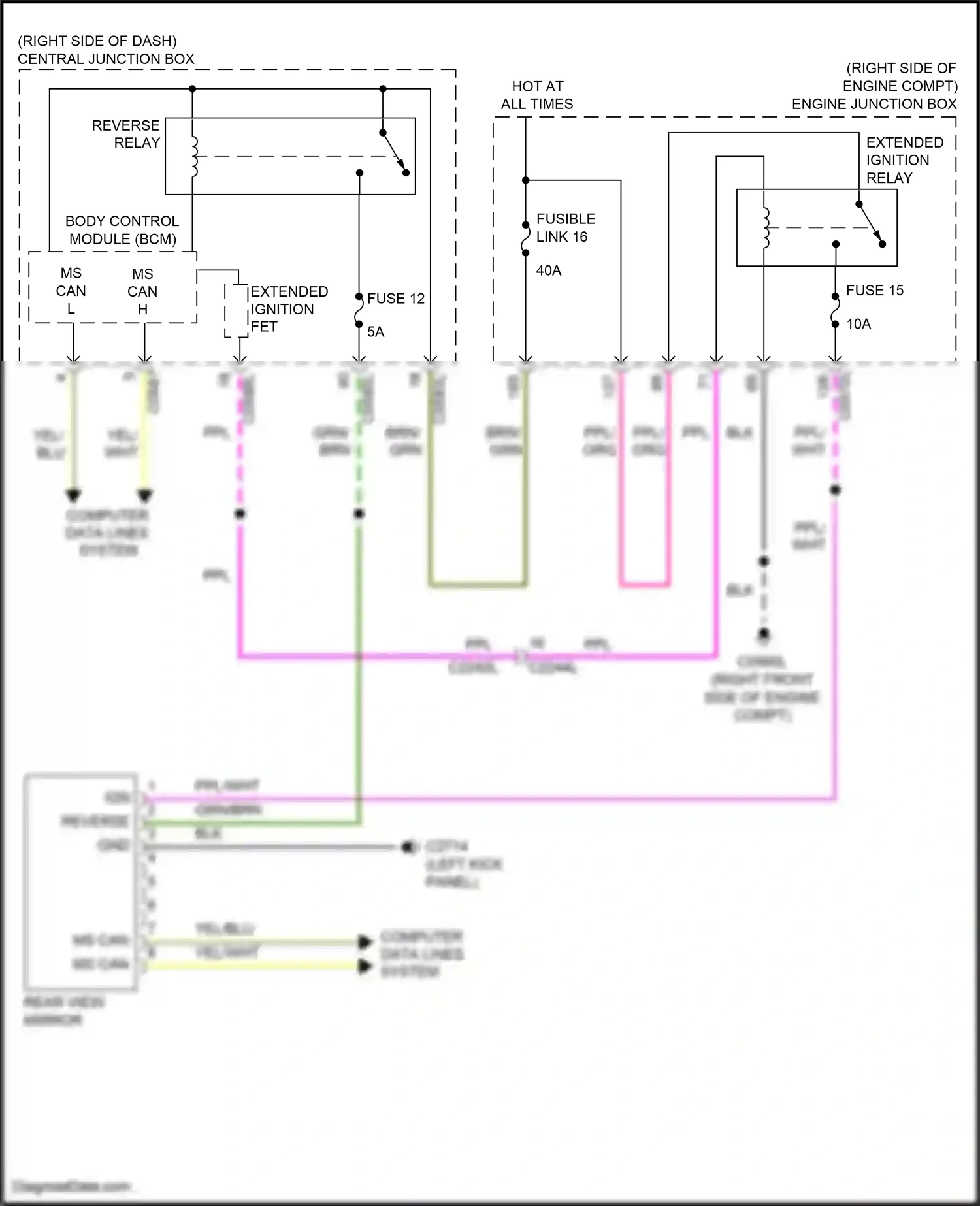 Wiring diagram blk for Land Rover Discovery L319 (2013-2017) (74 of 96)