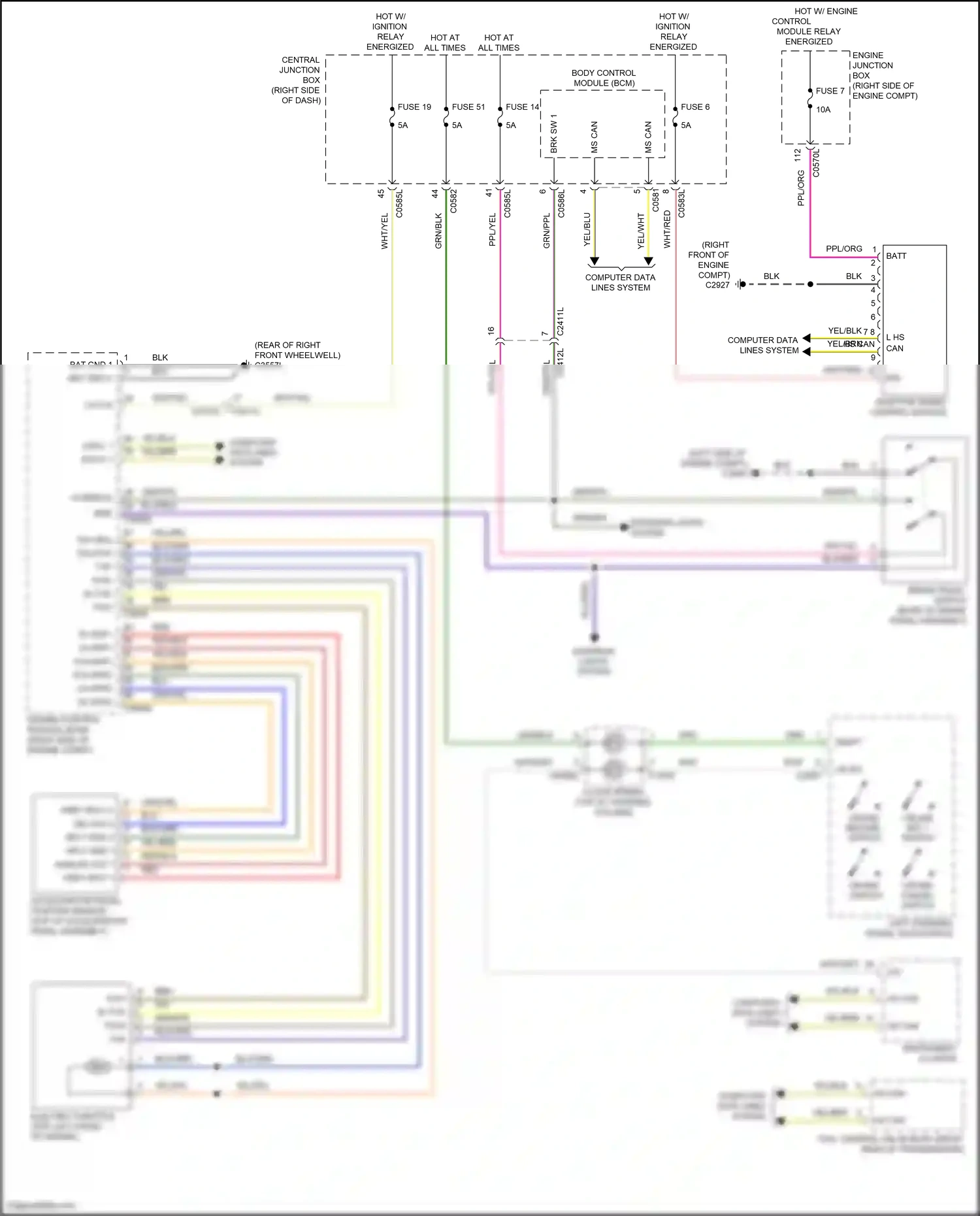 Wiring diagram blk for Land Rover Discovery L319 (2013-2017) (33 of 96)
