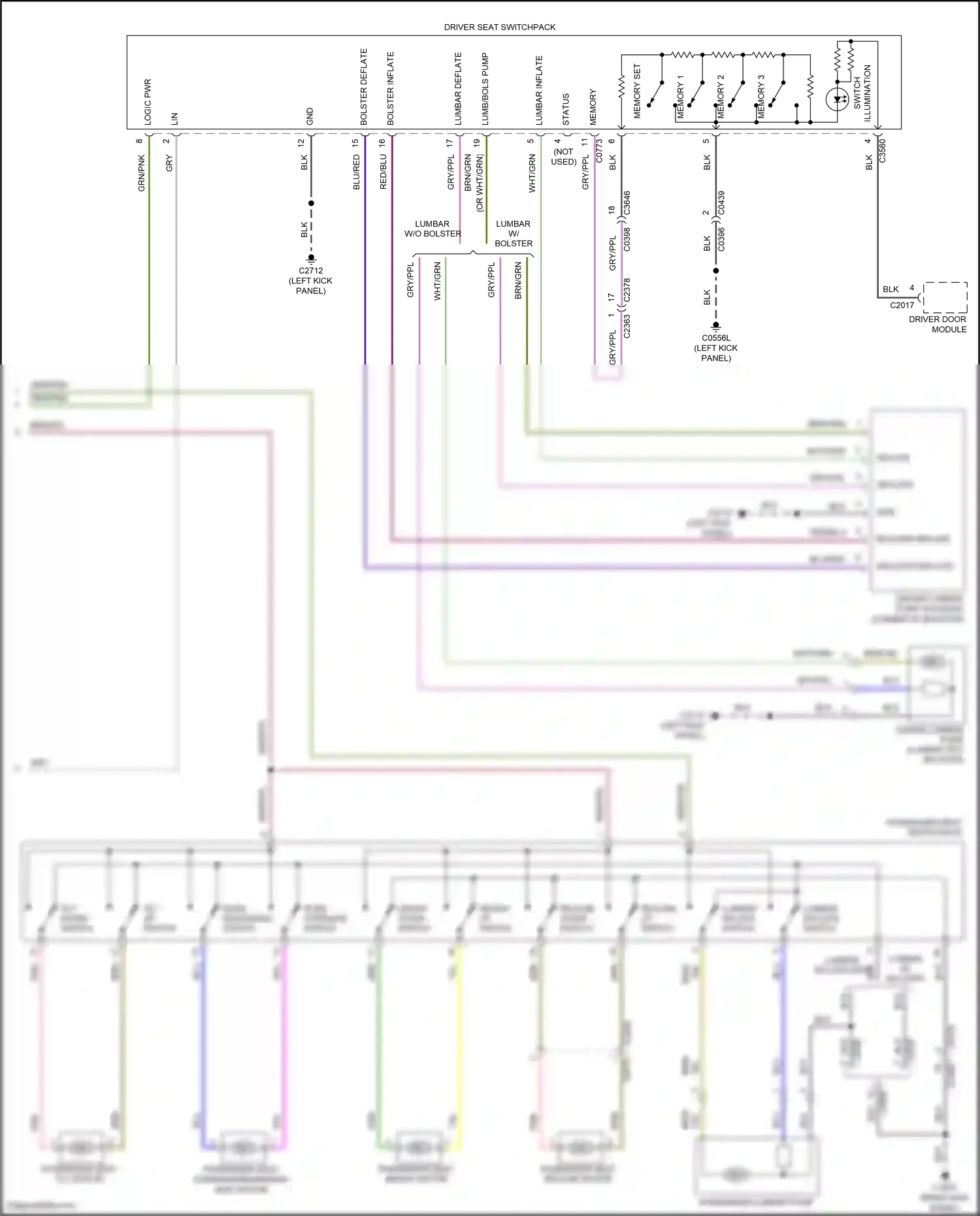 Wiring diagram blu for Land Rover Discovery L319 (2013-2017) (25 of 39)