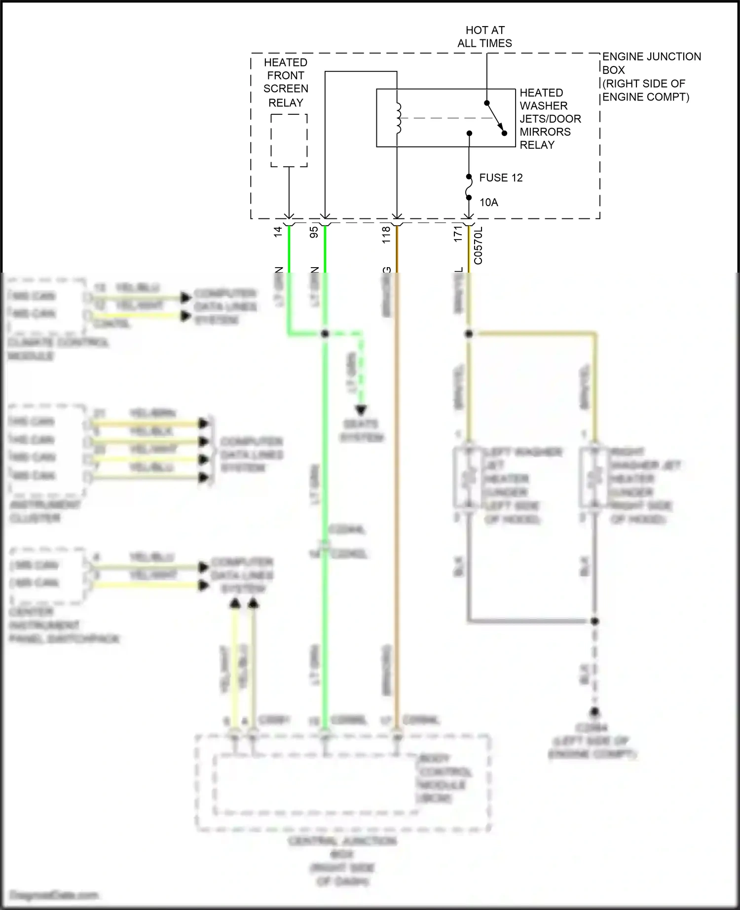 Wiring diagram climate control module for Land Rover Discovery L319 (2013-2017) (7 of 11)