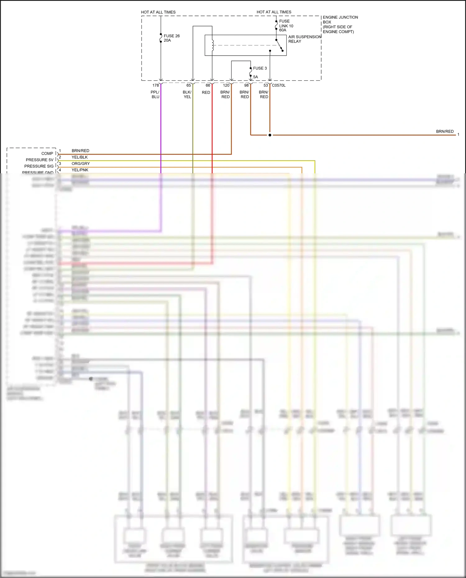 Wiring diagram comp rel pos for Land Rover Discovery L319 (2013-2017) (1 of 1)