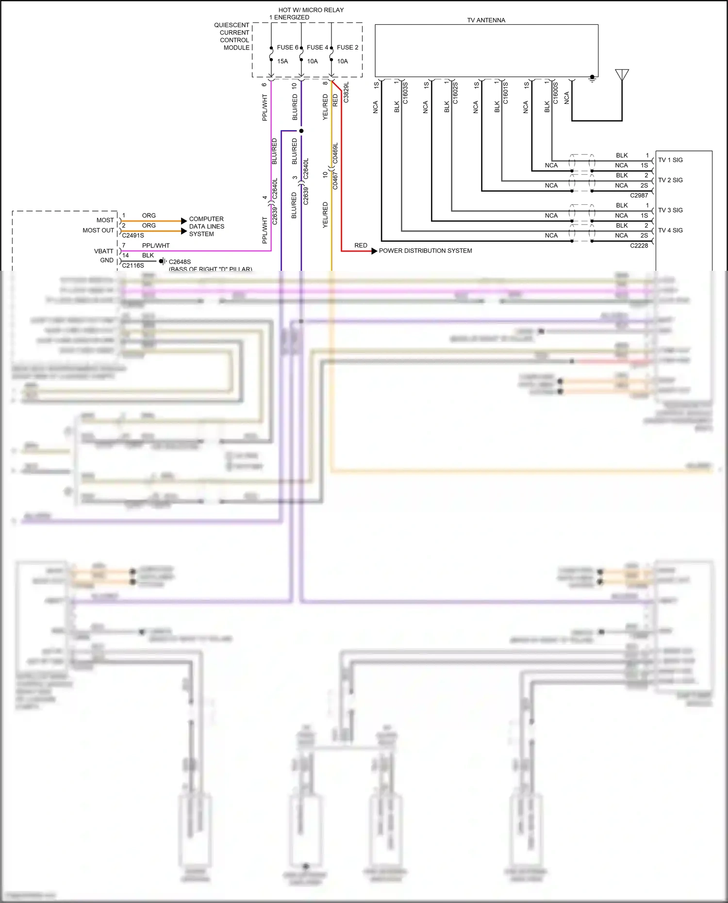 Wiring diagram computer data lines system for Land Rover Discovery L319 (2013-2017) (6 of 70)