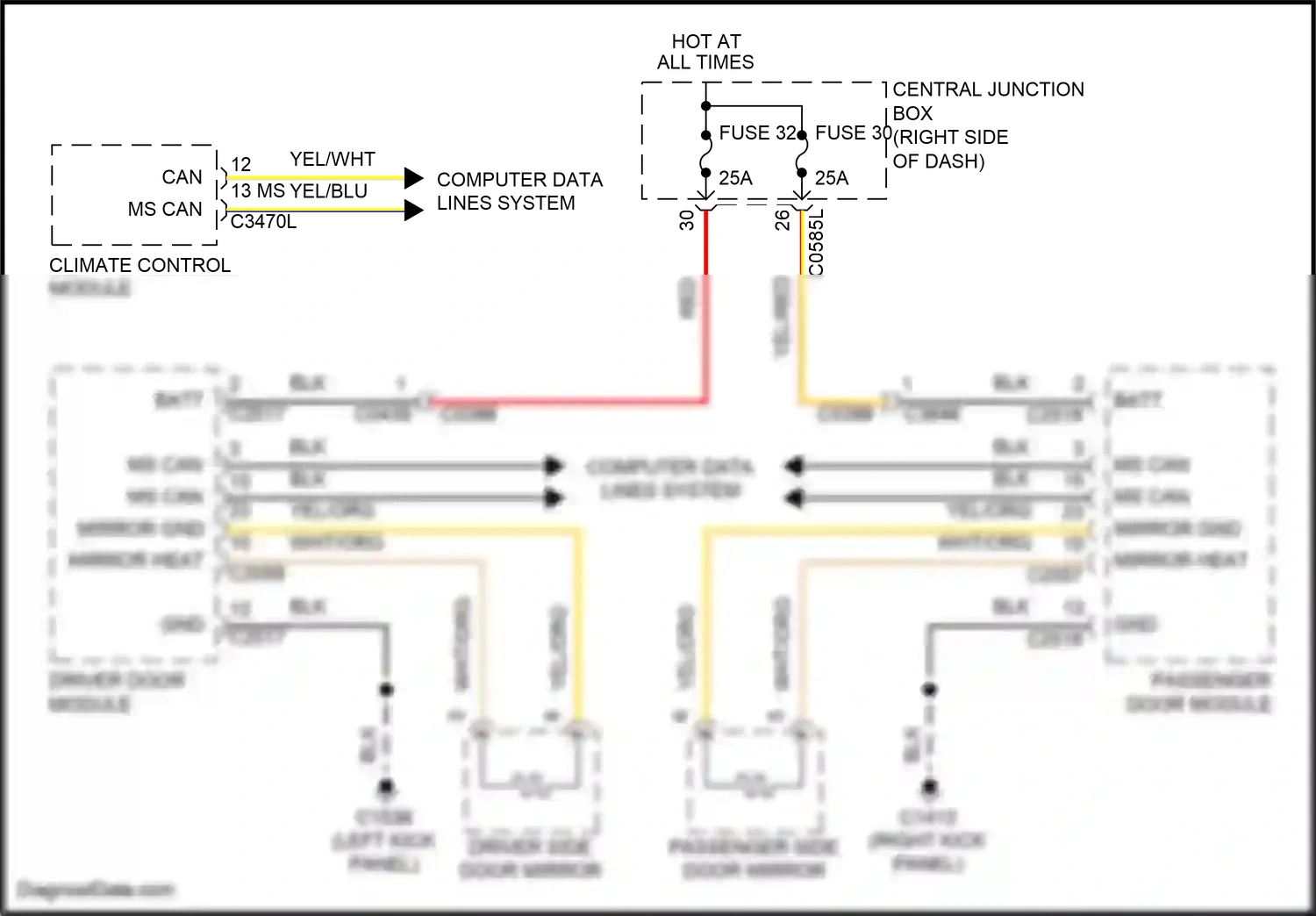 Wiring diagram computer data lines system for Land Rover Discovery L319 (2013-2017) (43 of 70)