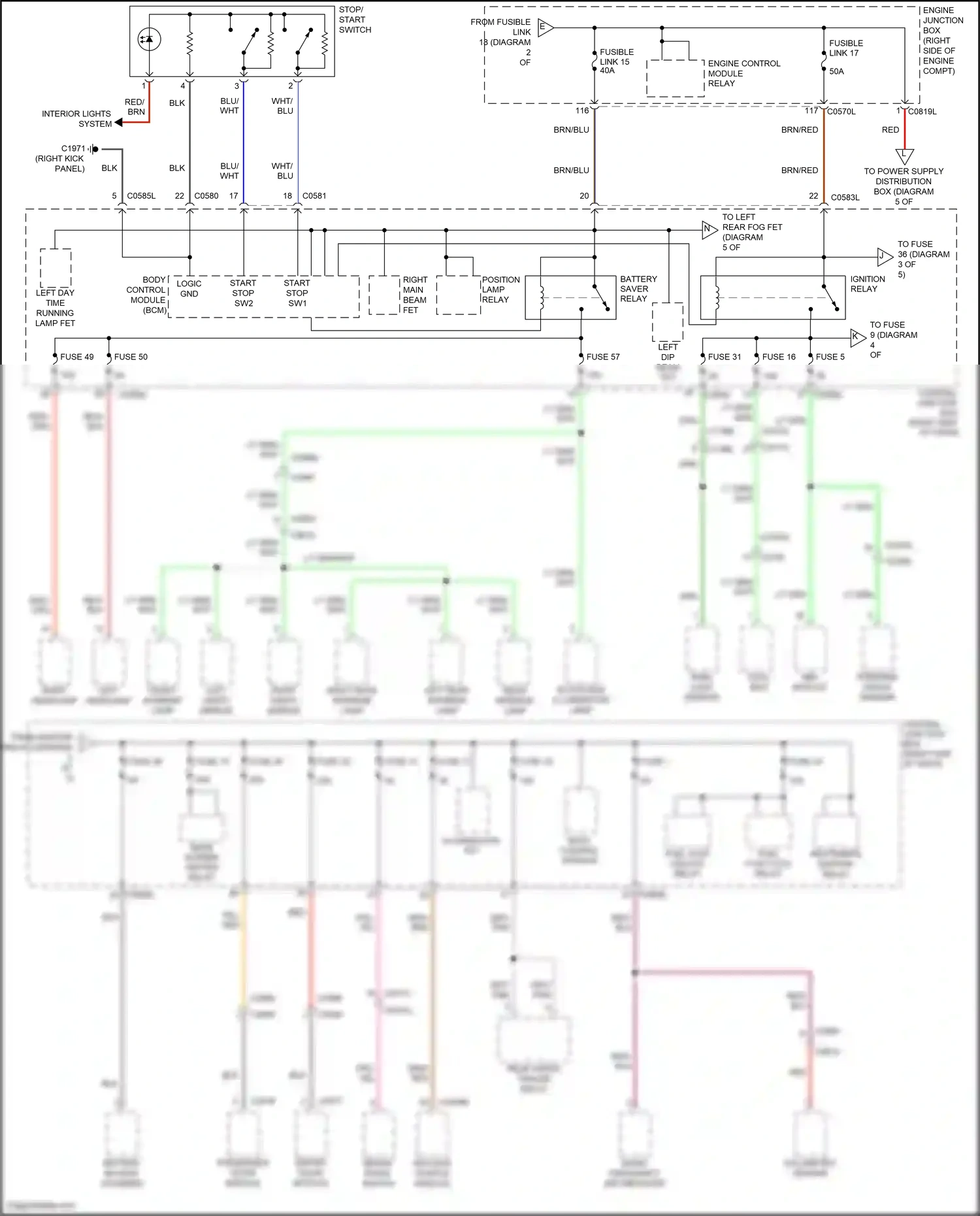 Wiring diagram cool box for Land Rover Discovery L319 (2013-2017) (3 of 3)
