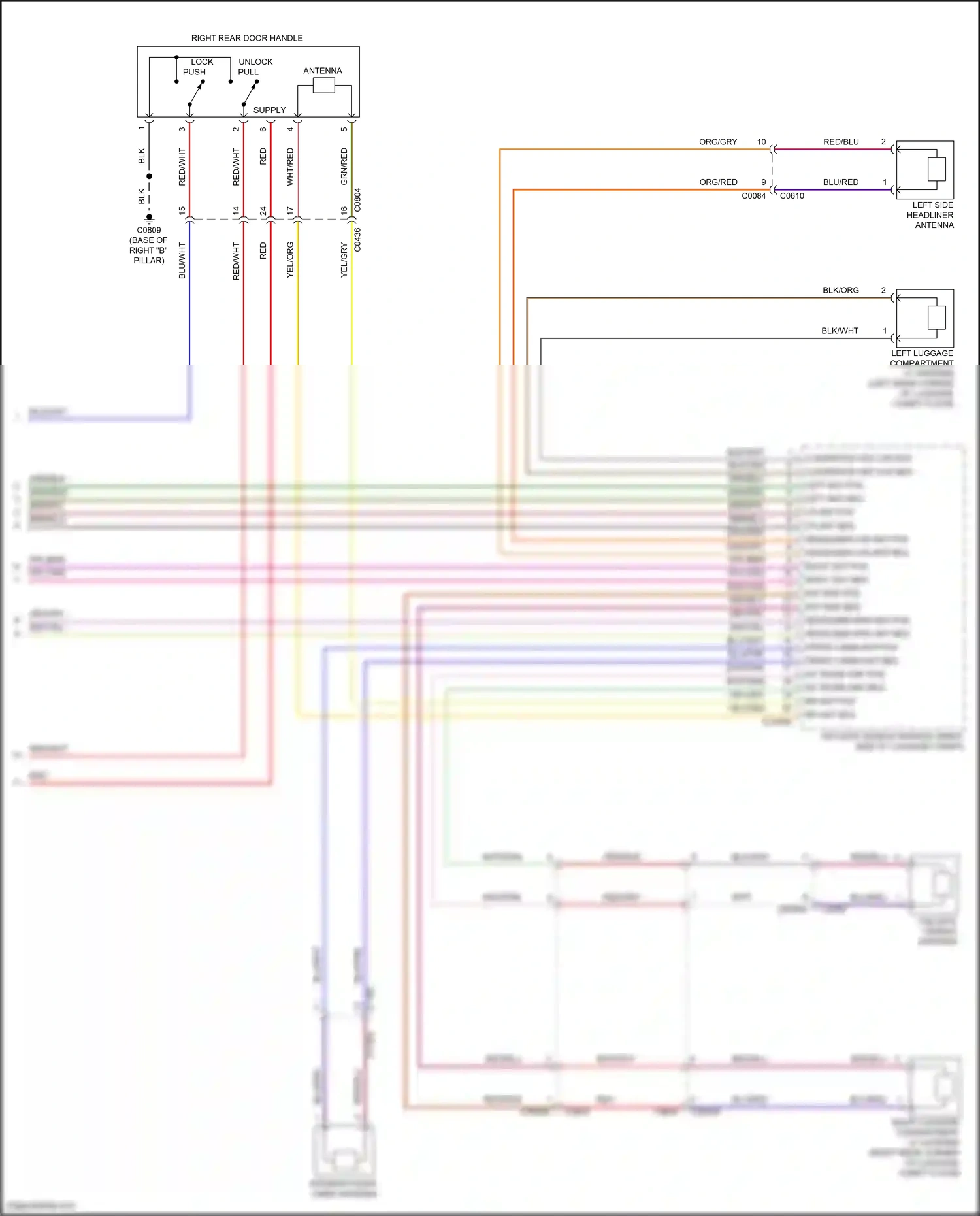 Wiring diagram red/blu for Land Rover Discovery L319 (2013-2017) (7 of 12)