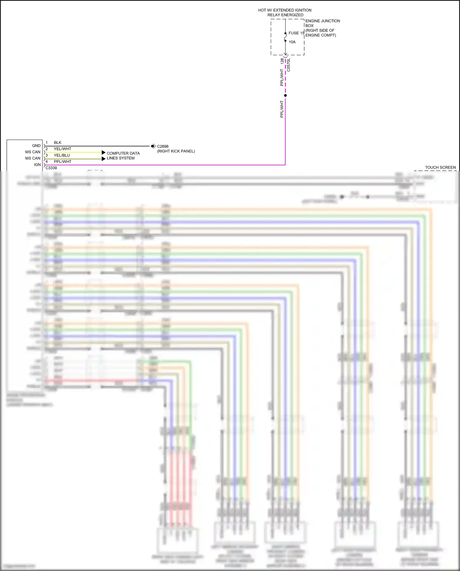 Wiring diagram shield gnd for Land Rover Discovery L319 (2013-2017) (1 of 1)