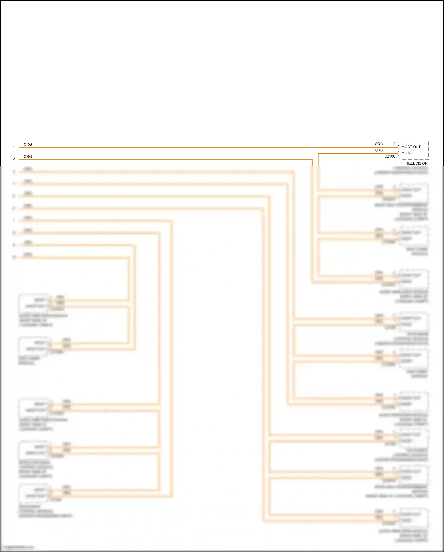Wiring diagram television control module for Land Rover Discovery L319 (2013-2017) (2 of 2)
