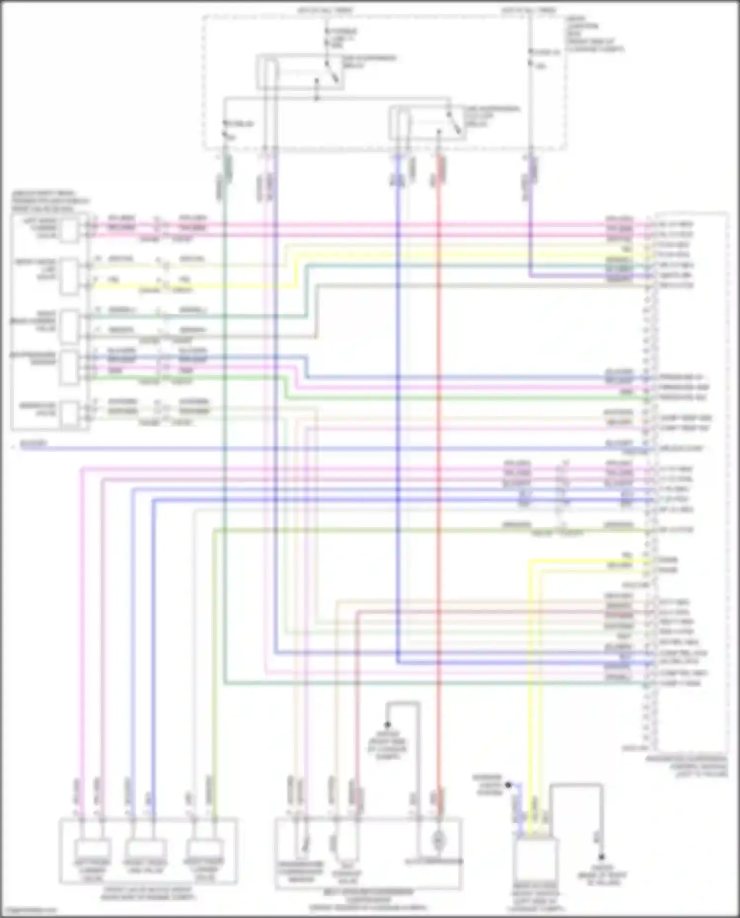 Discovery Land Rover L462 (2016-2020): Electronic suspension circuit (2 of 2)