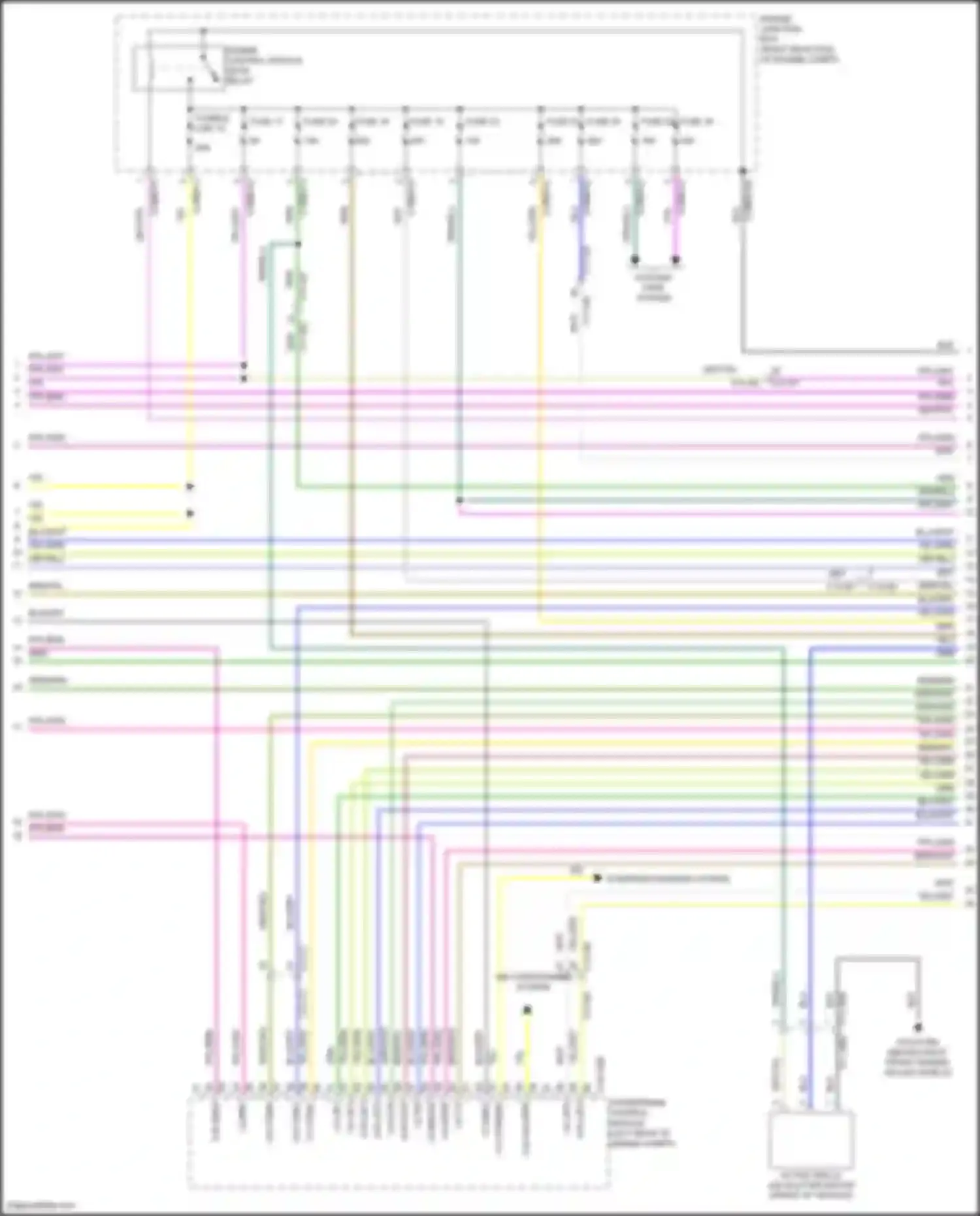Discovery Land Rover L462 (2016-2020): Wiring diagram engine performance 3.0l sc (2 of 9)