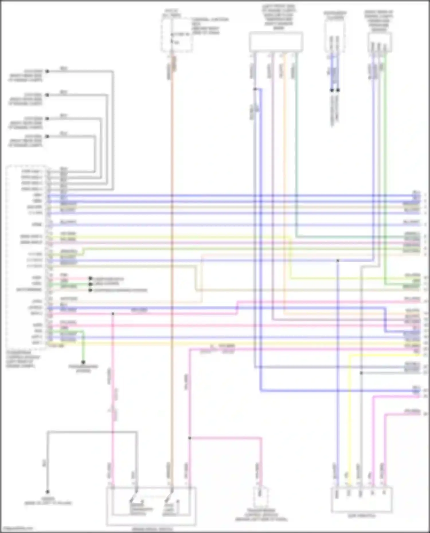 Discovery Land Rover L462 (2016-2020): Wiring diagram engine performance 3.0l turbo diesel (1 of 10)