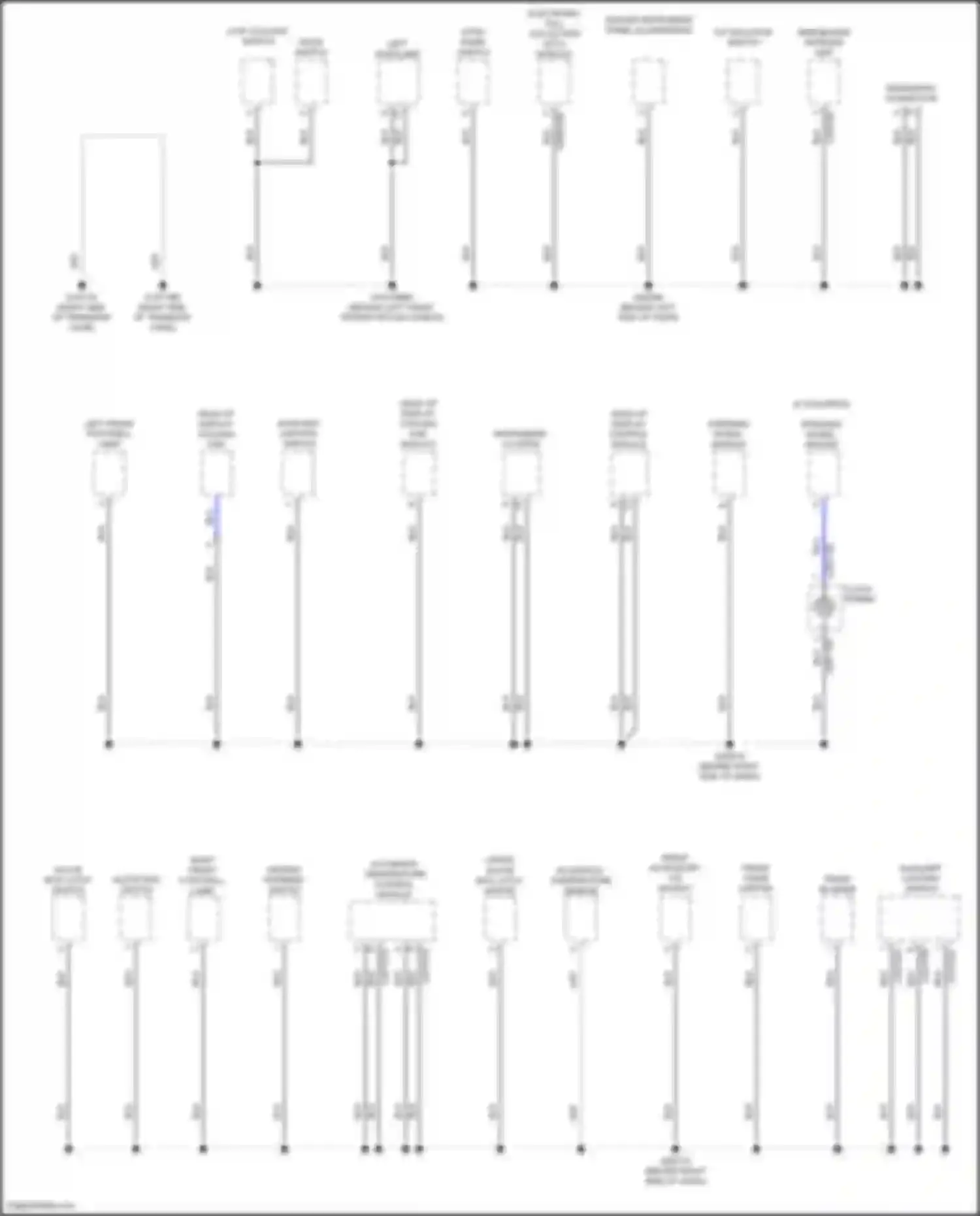 Discovery Land Rover L462 (2016-2020): Ground distribution circuit (1 of 8)