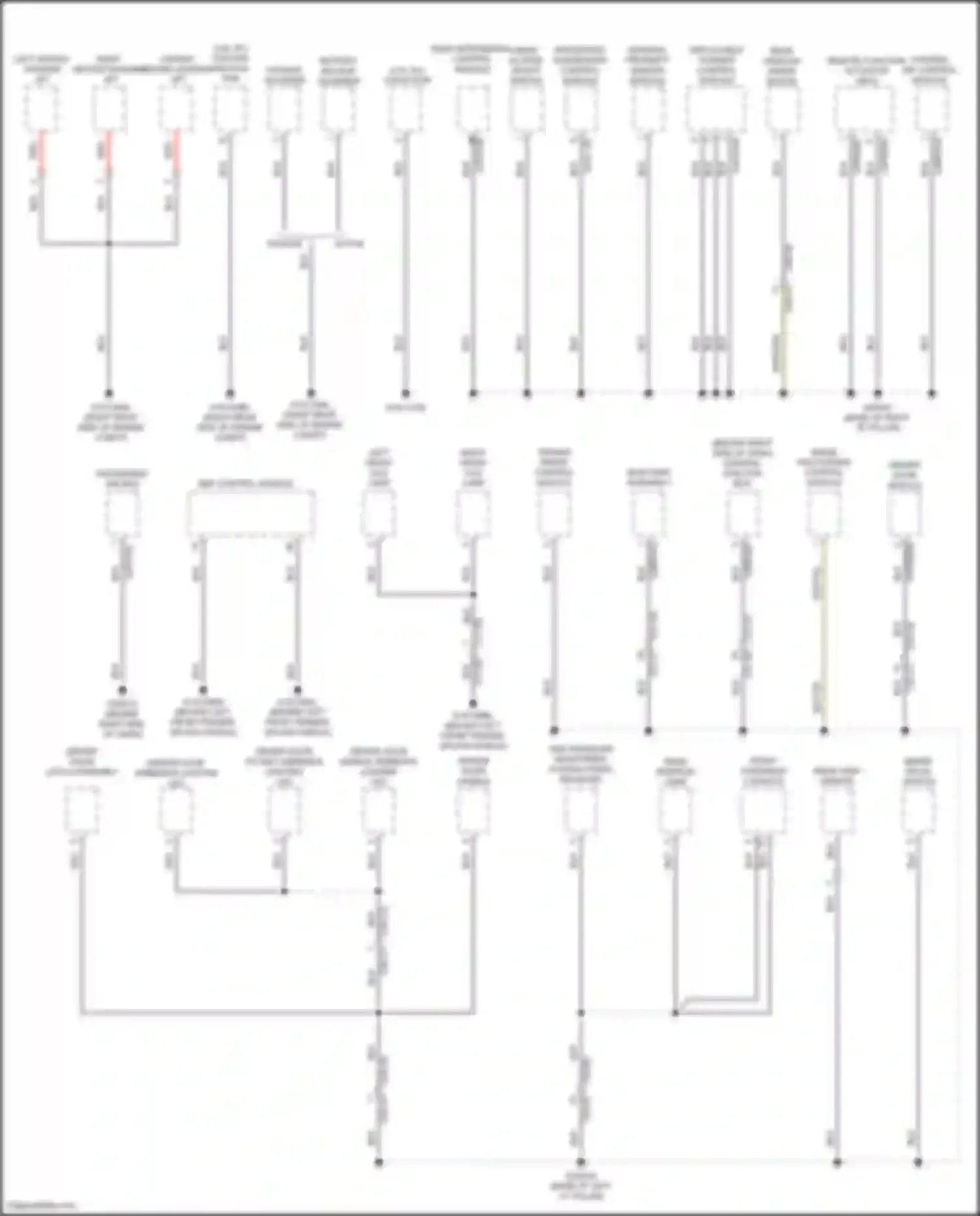 Discovery Land Rover L462 (2016-2020): Ground distribution circuit (2 of 8)