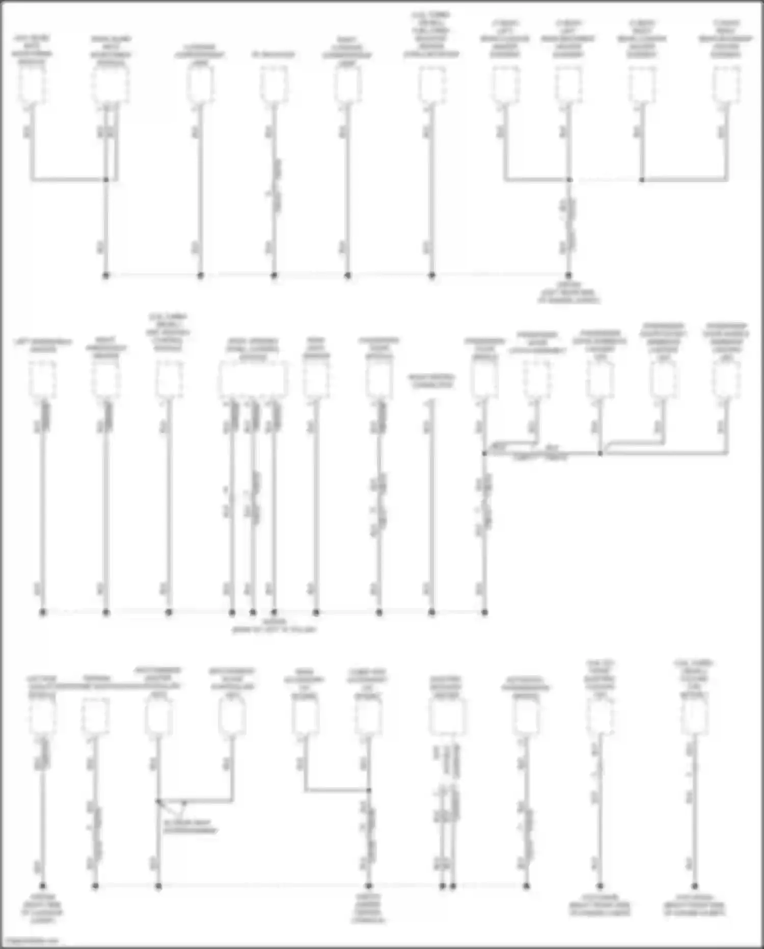 Discovery Land Rover L462 (2016-2020): Ground distribution circuit (3 of 8)