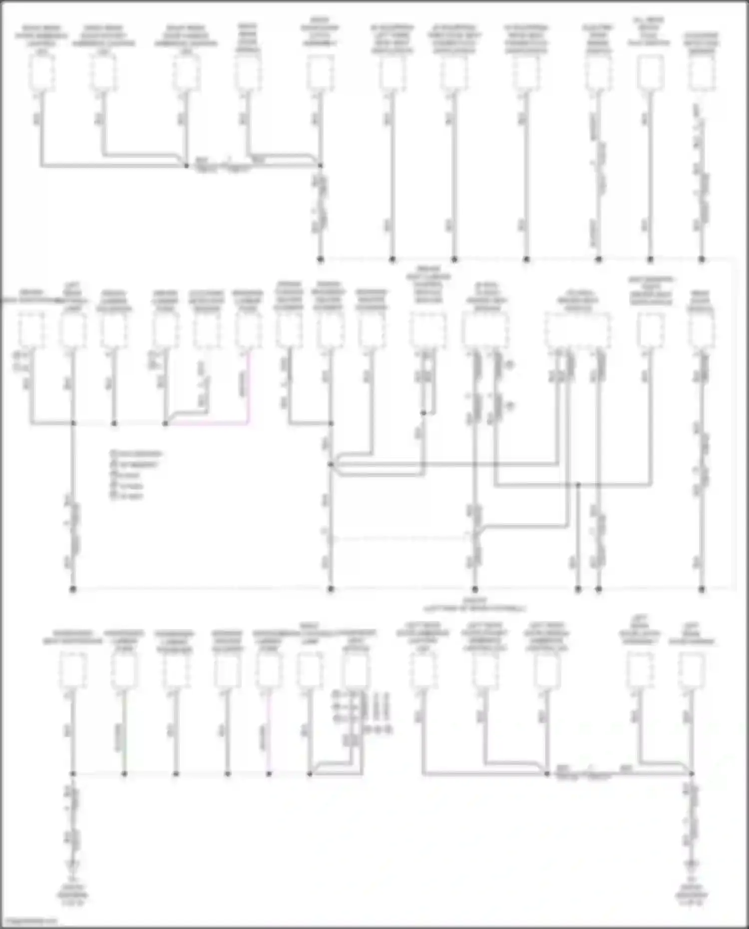 Discovery Land Rover L462 (2016-2020): Ground distribution circuit (4 of 8)