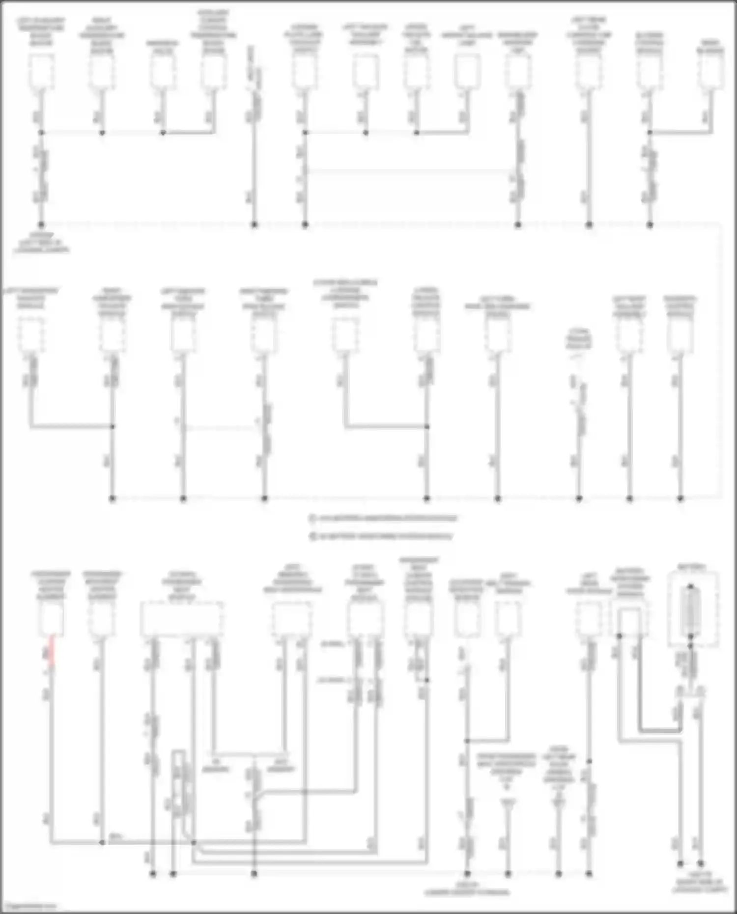 Discovery Land Rover L462 (2016-2020): Ground distribution circuit (5 of 8)