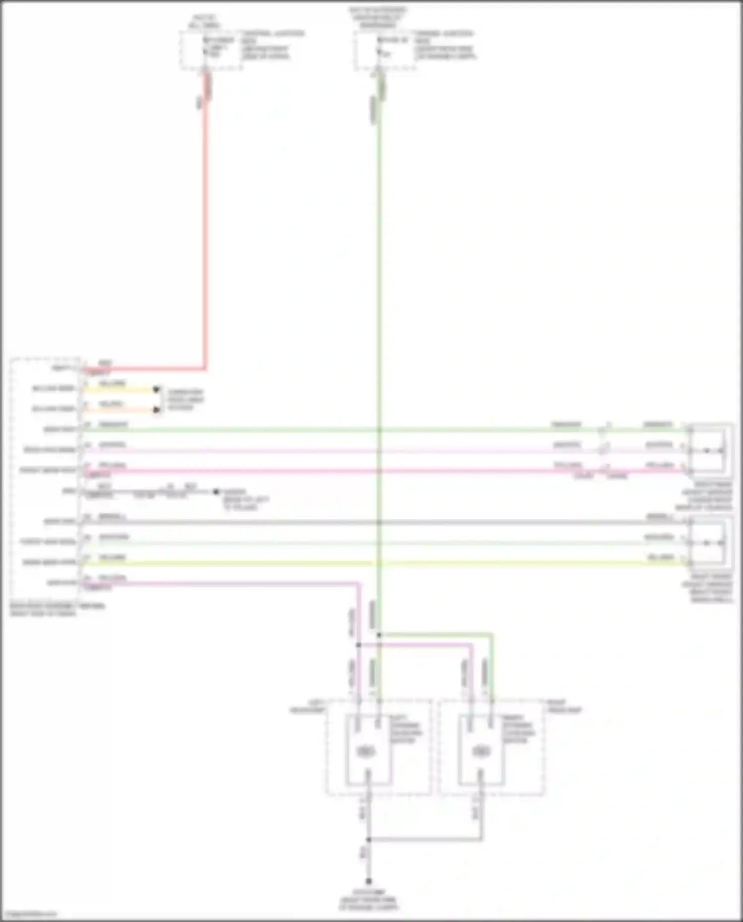 Discovery Land Rover L462 (2016-2020): Adaptive front lighting circuit