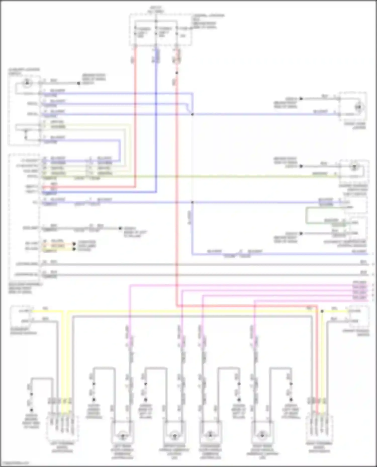 Discovery Land Rover L462 (2016-2020): Instrument illumination circuit (1 of 3)