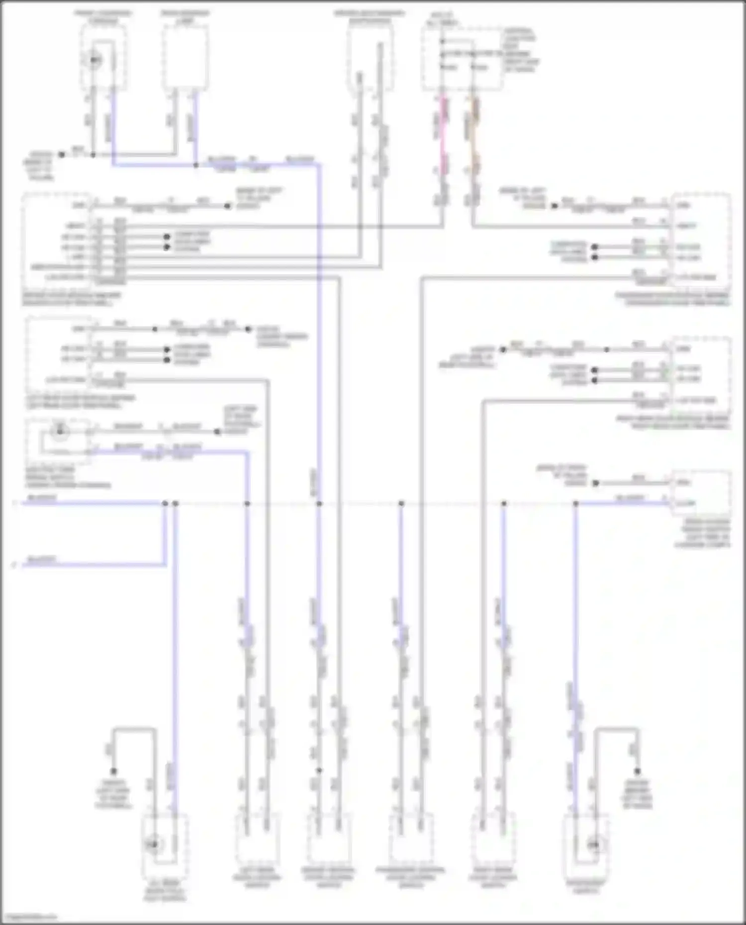 Discovery Land Rover L462 (2016-2020): Instrument illumination circuit (3 of 3)