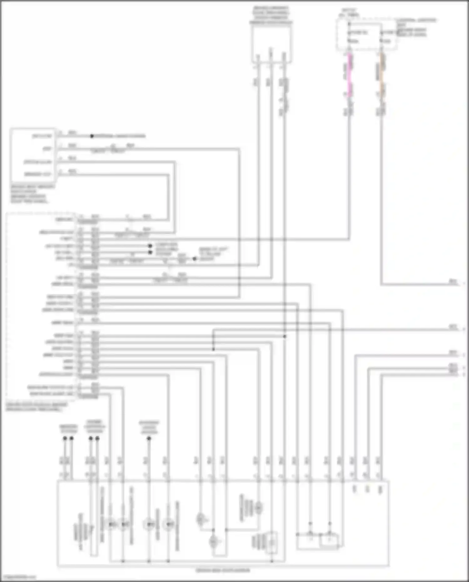 Discovery Land Rover L462 (2016-2020): Memory mirrors circuit (1 of 2)