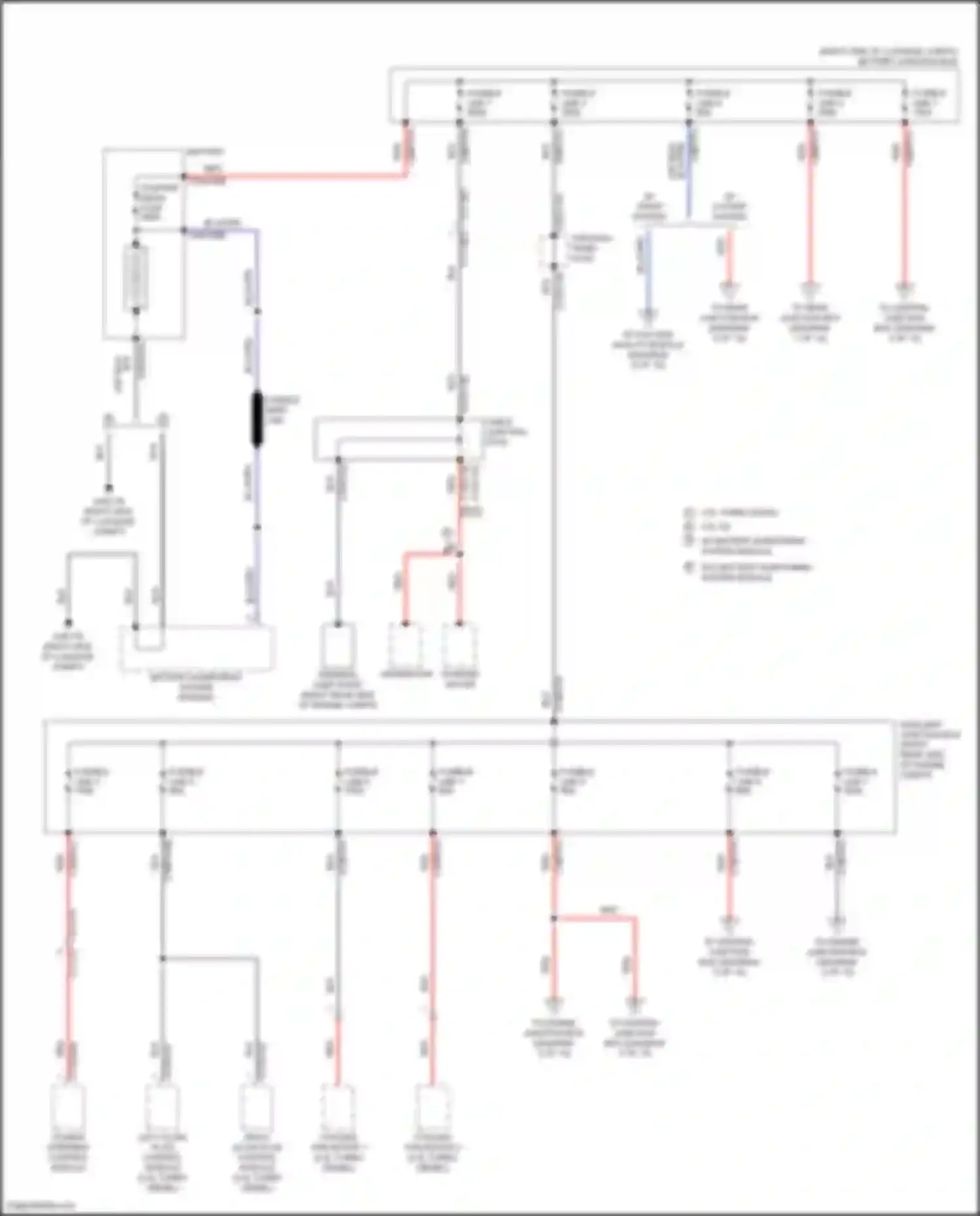 Discovery Land Rover L462 (2016-2020): Power distribution circuit (1 of 10)