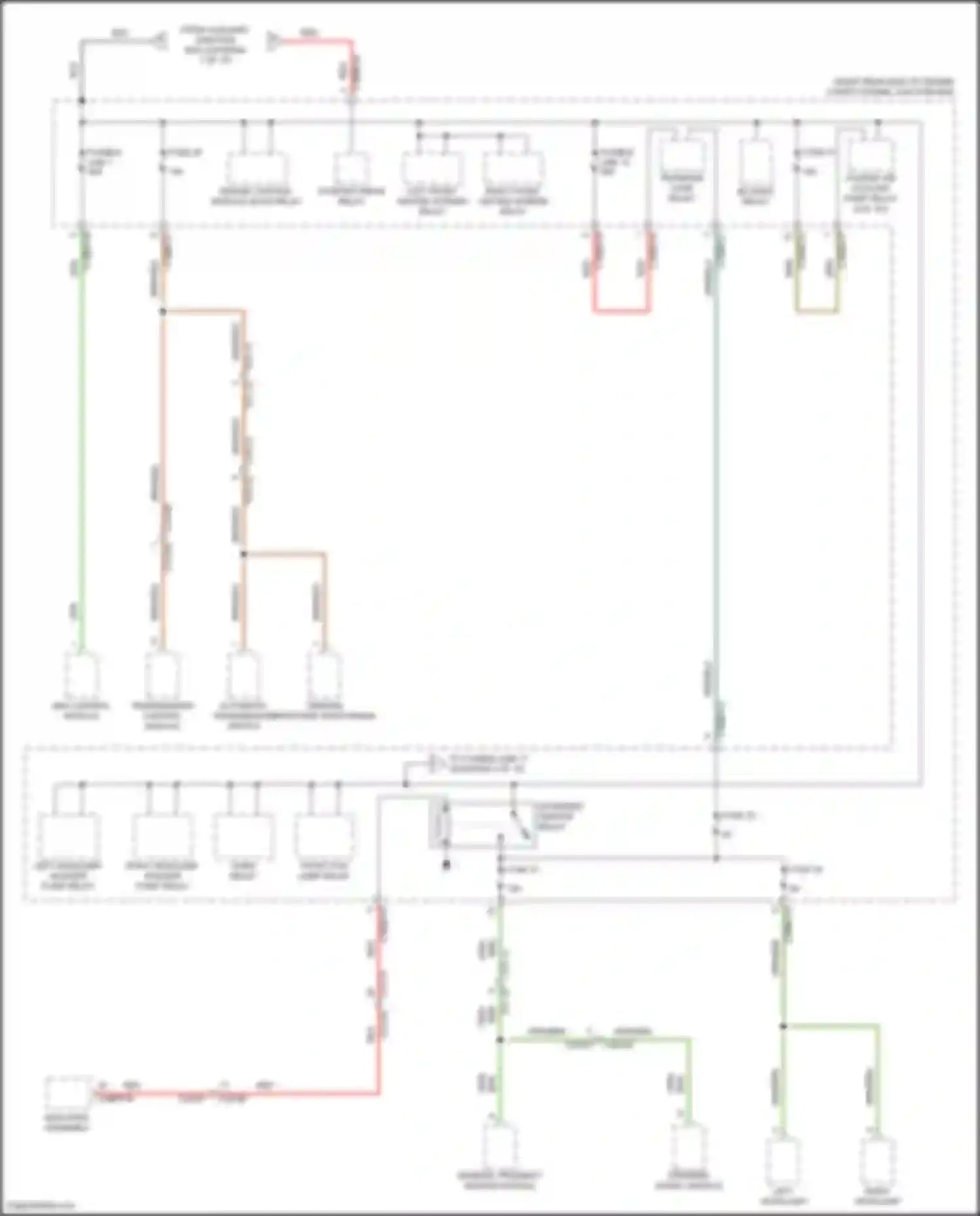 Discovery Land Rover L462 (2016-2020): Power distribution circuit (2 of 10)