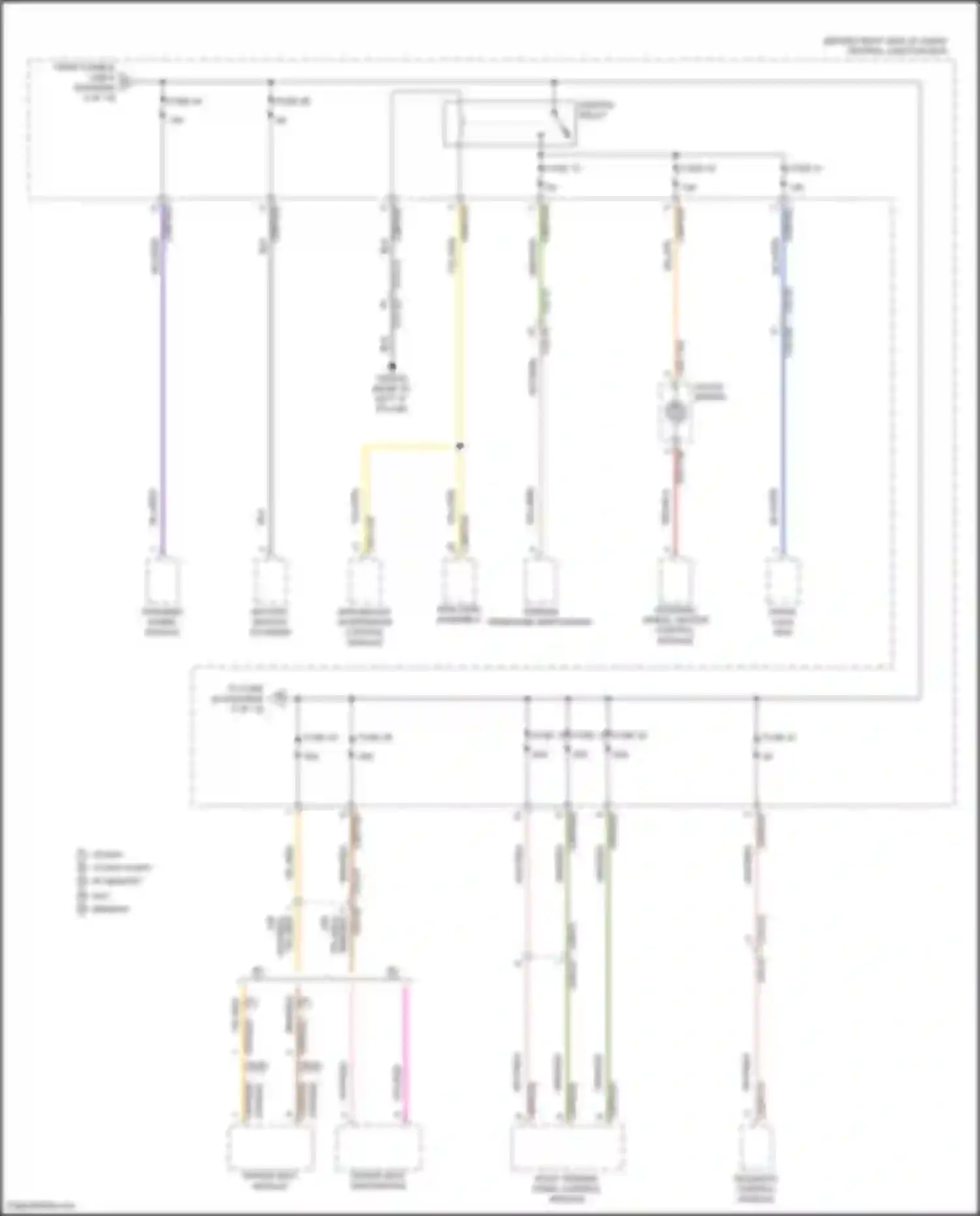 Discovery Land Rover L462 (2016-2020): Power distribution circuit (4 of 10)