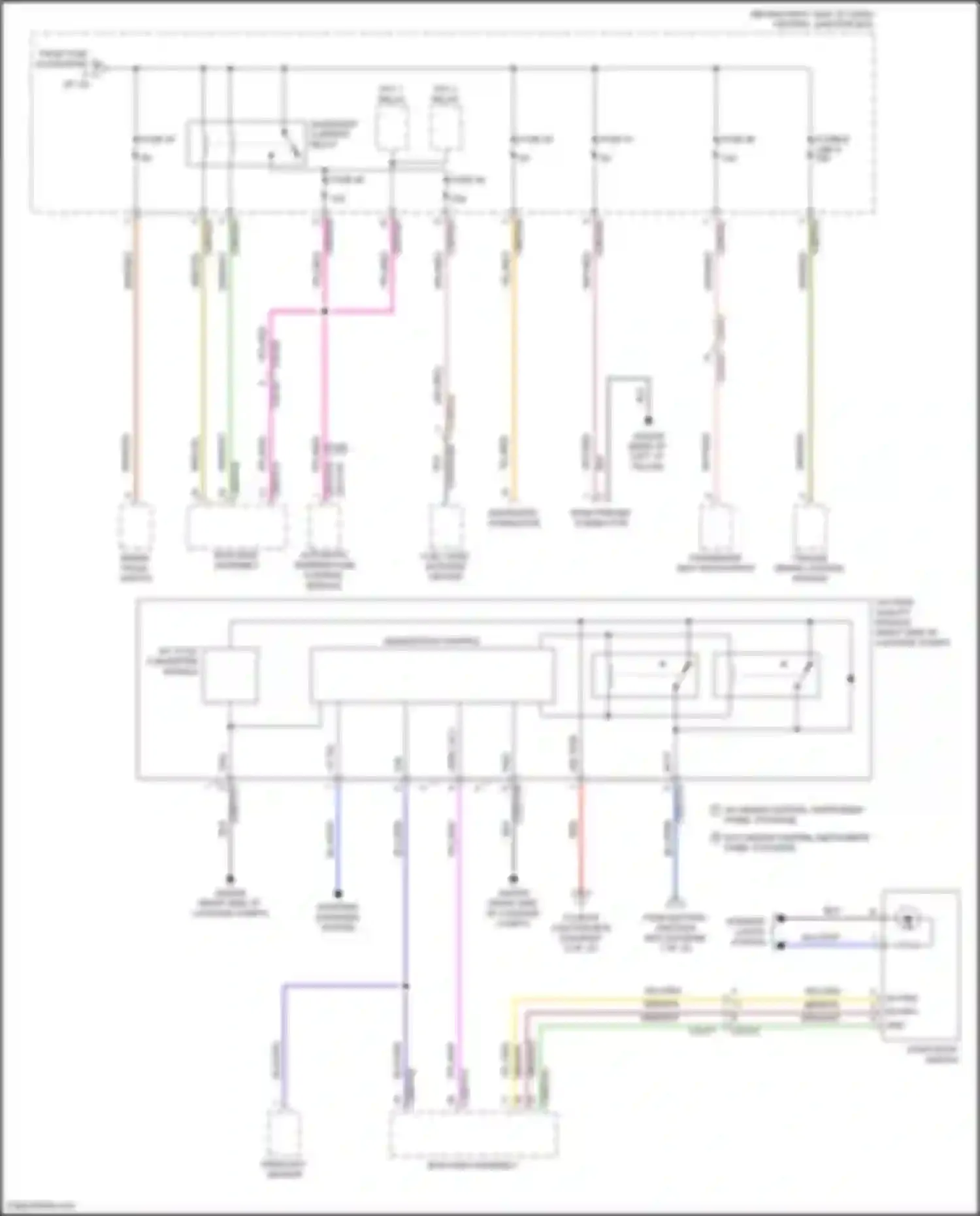 Discovery Land Rover L462 (2016-2020): Power distribution circuit (6 of 10)