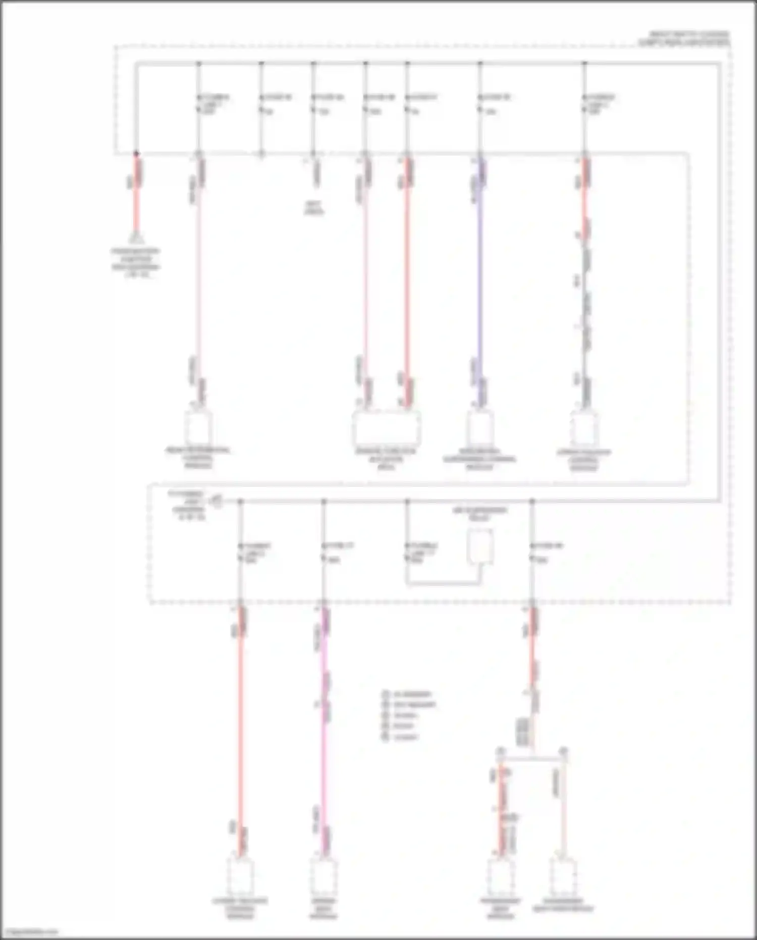 Discovery Land Rover L462 (2016-2020): Power distribution circuit (7 of 10)