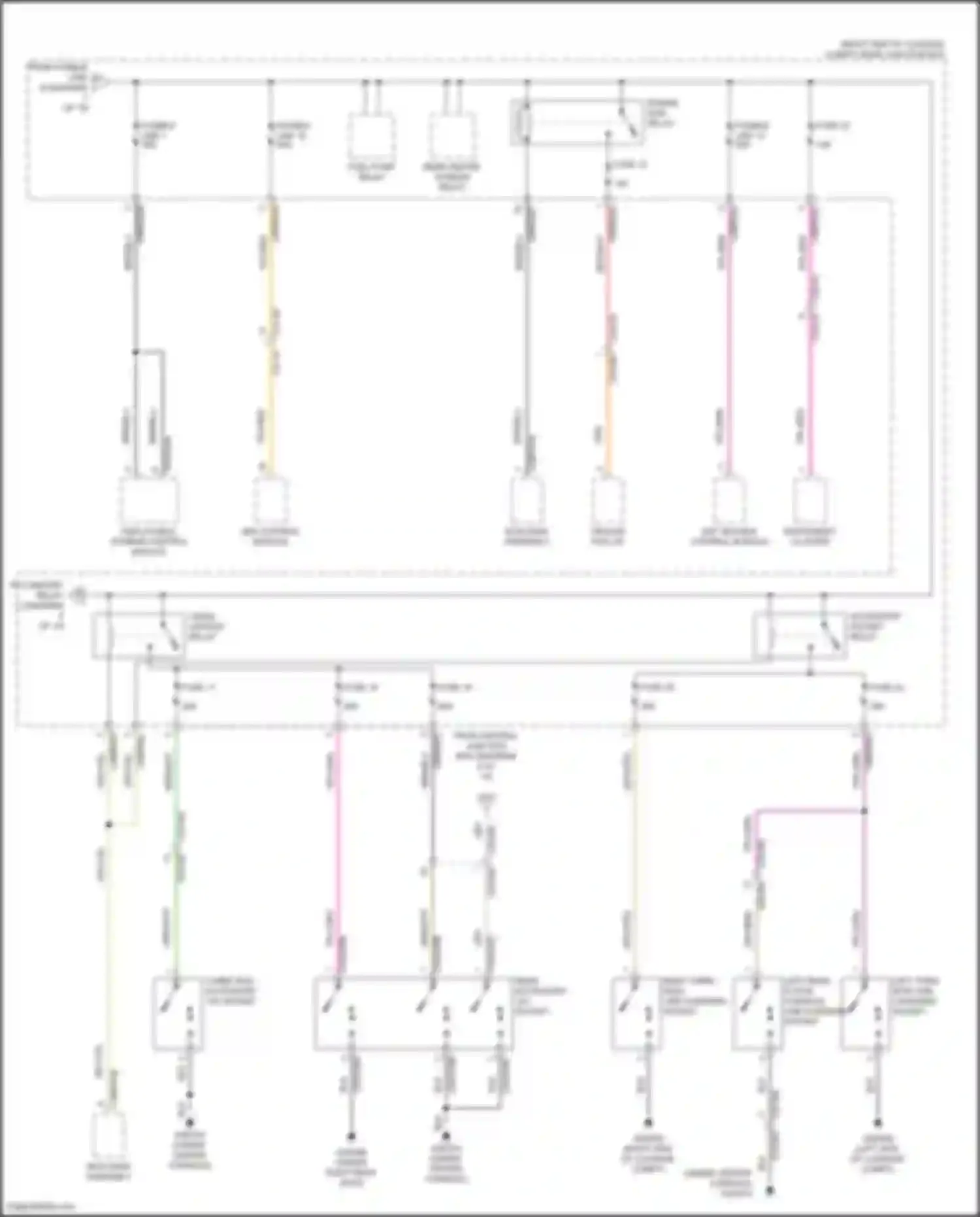 Discovery Land Rover L462 (2016-2020): Power distribution circuit (8 of 10)