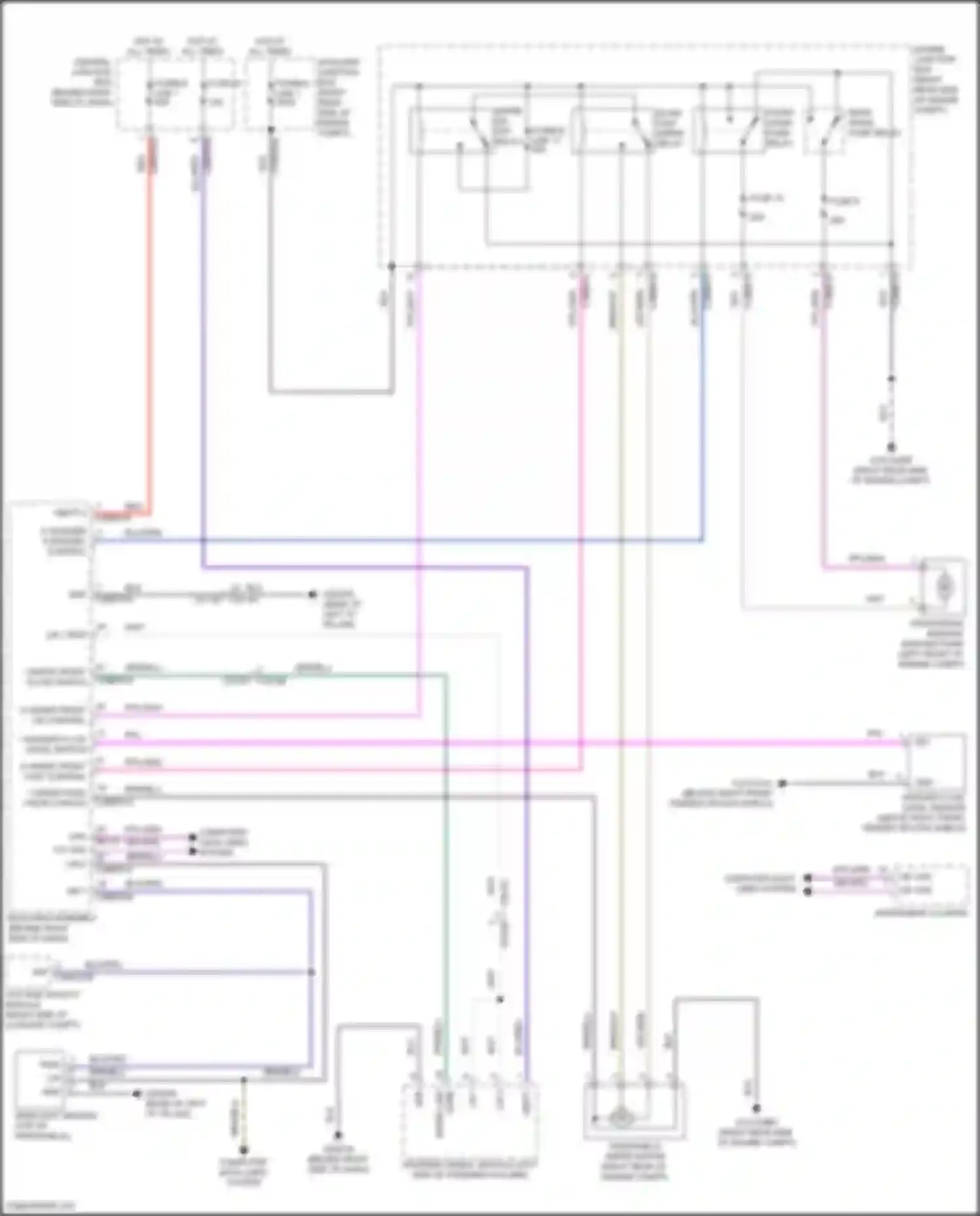 Discovery Land Rover L462 (2016-2020): Front wiper/washer circuit