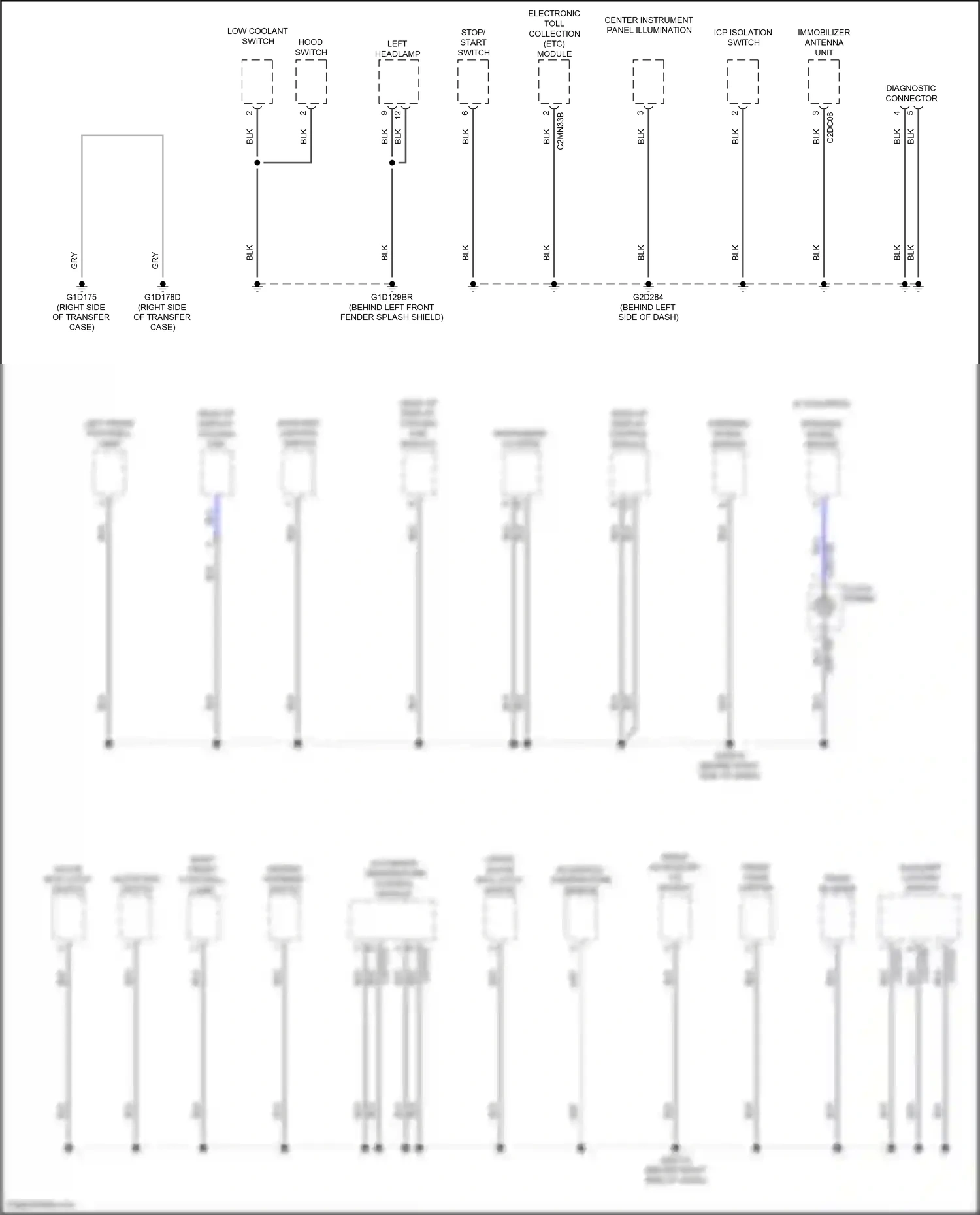 Wiring diagram clock- spring for Land Rover Discovery L462 (2016-2020) (13 of 16)