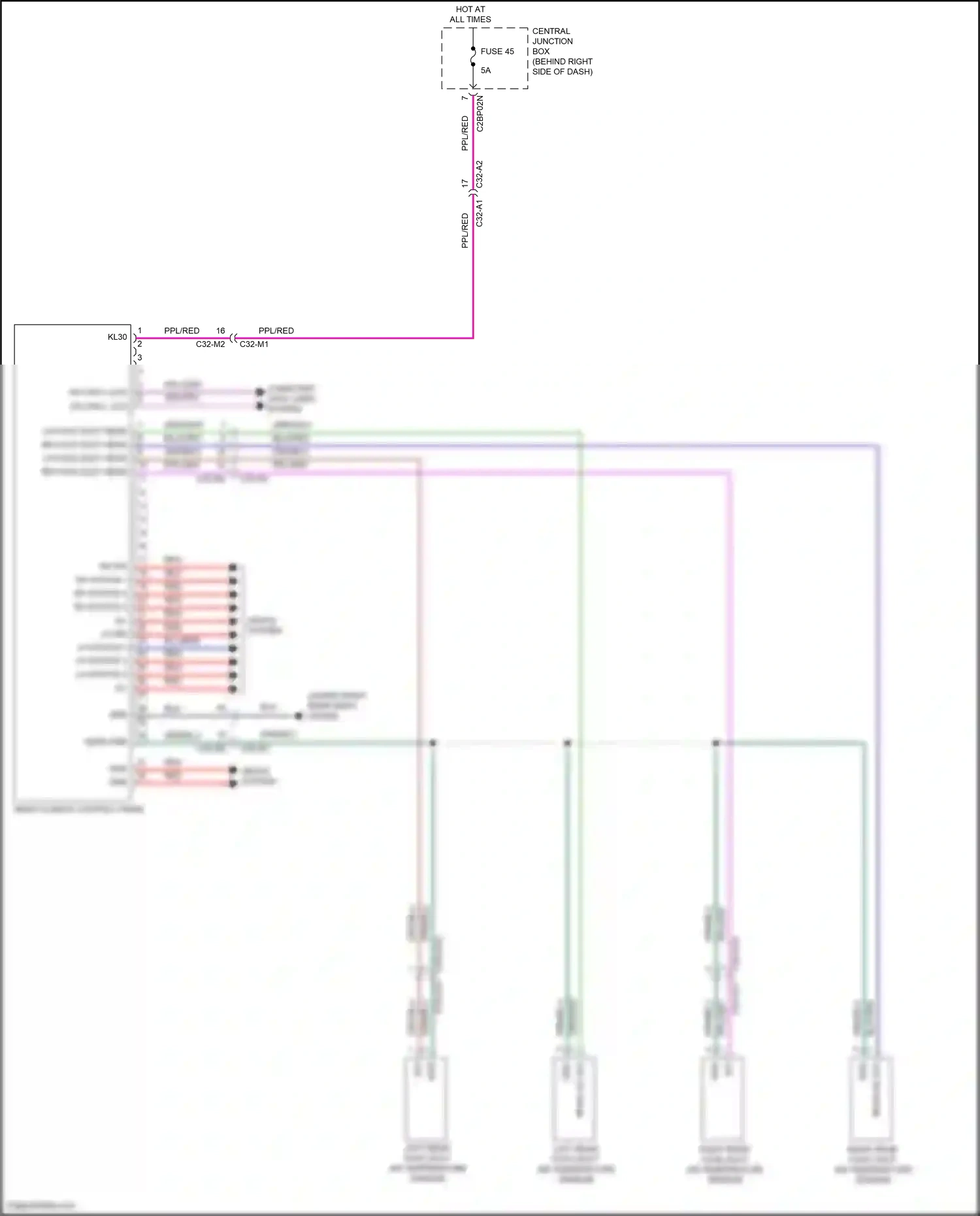 Wiring diagram computer data lines system for Land Rover Discovery L462 (2016-2020) (59 of 101)