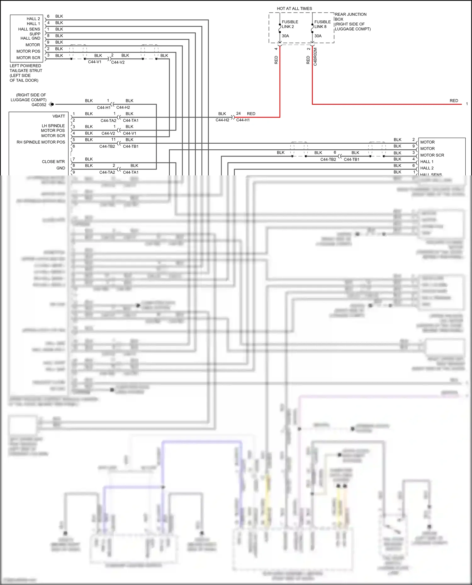 Wiring diagram computer data lines system for Land Rover Discovery L462 (2016-2020) (16 of 101)