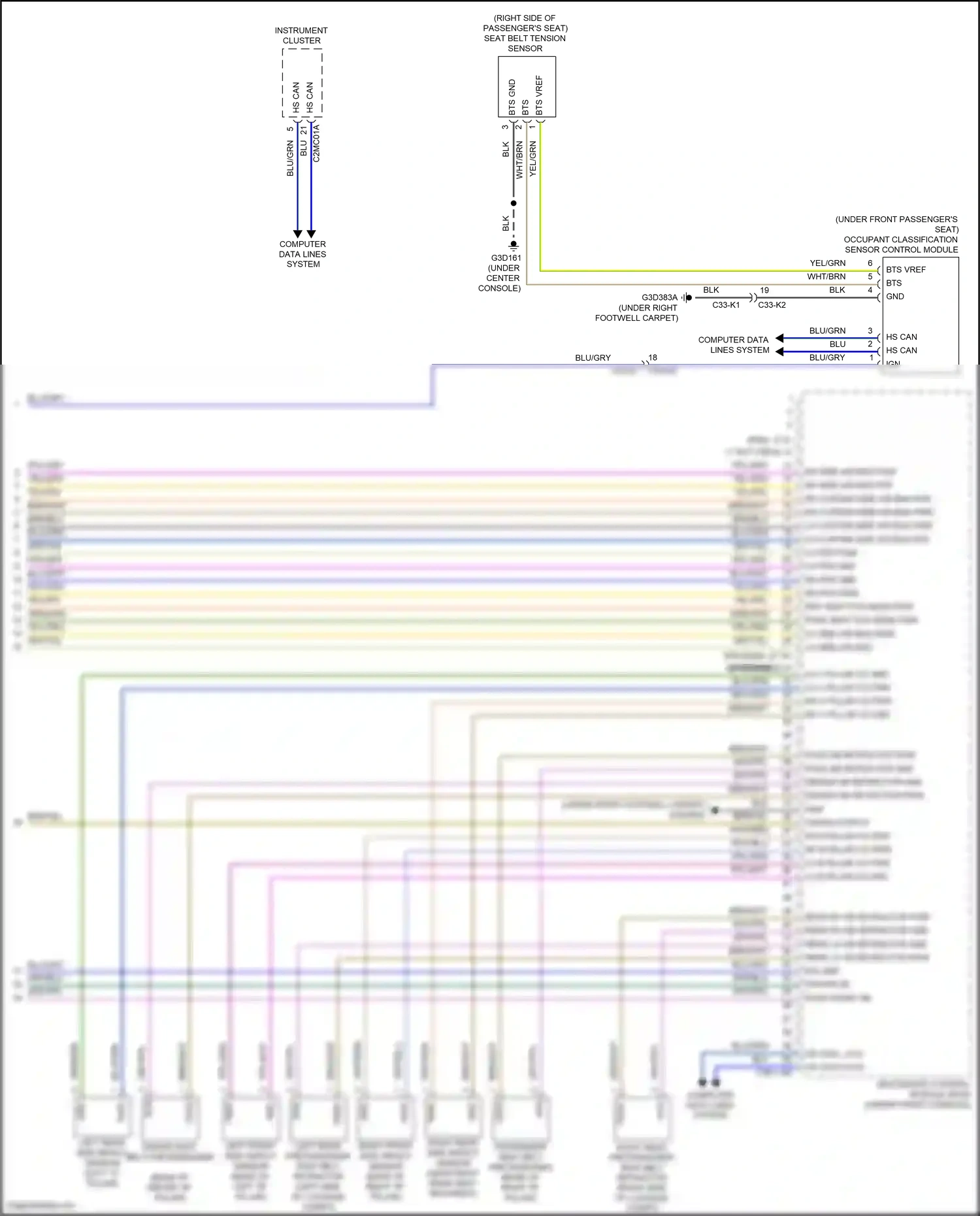 Wiring diagram computer data lines system for Land Rover Discovery L462 (2016-2020) (88 of 101)