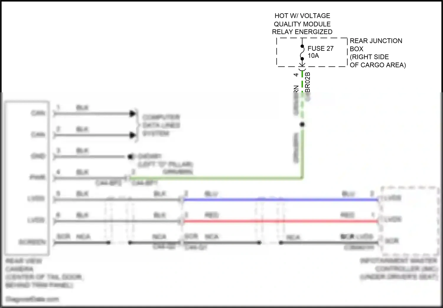 Wiring diagram computer data lines system for Land Rover Discovery L462 (2016-2020) (28 of 101)