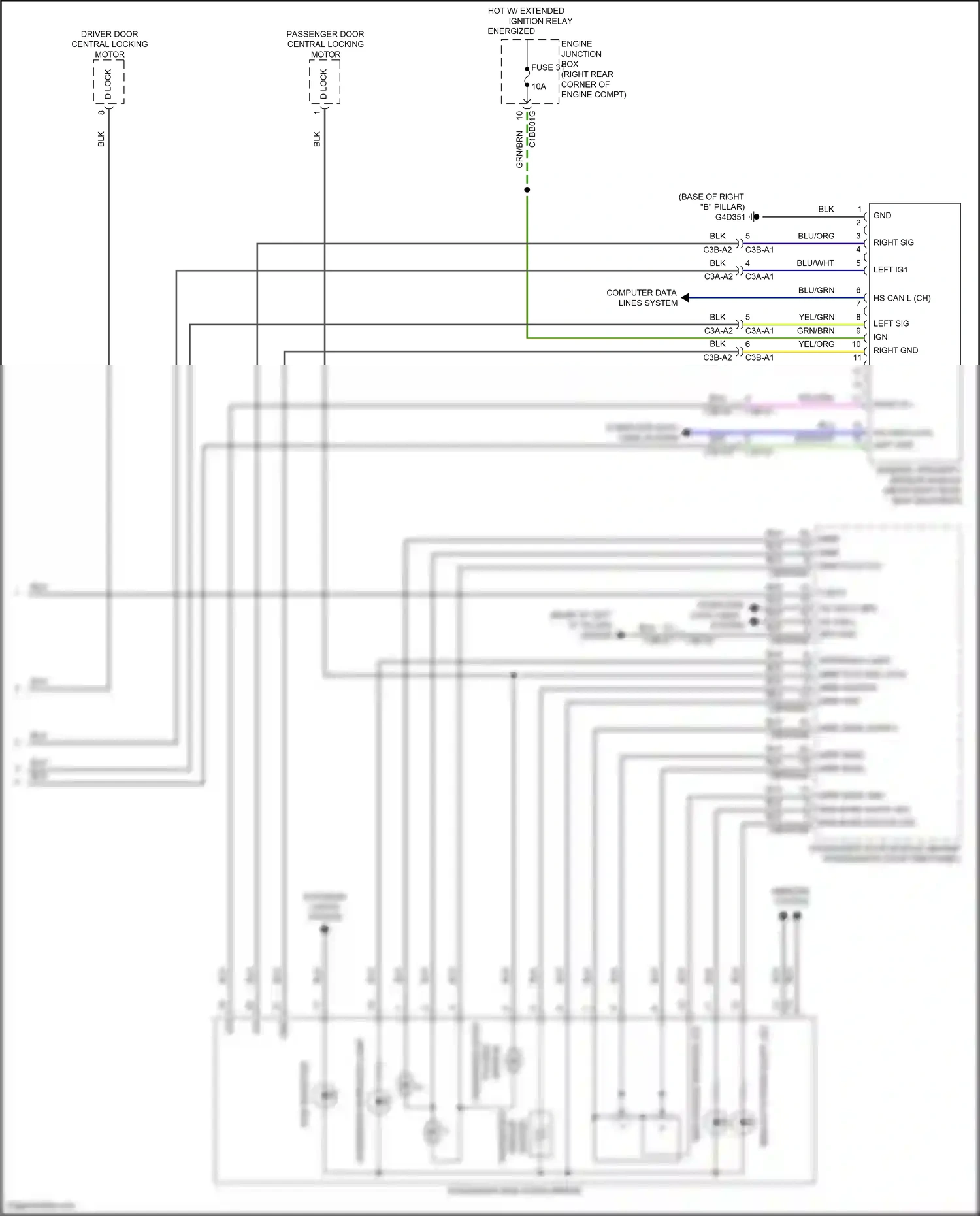 Wiring diagram computer data lines system for Land Rover Discovery L462 (2016-2020) (45 of 101)