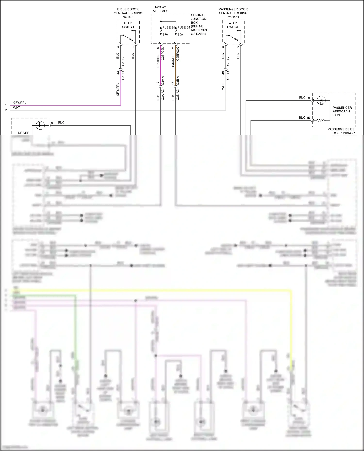 Wiring diagram computer data lines system for Land Rover Discovery L462 (2016-2020) (4 of 101)