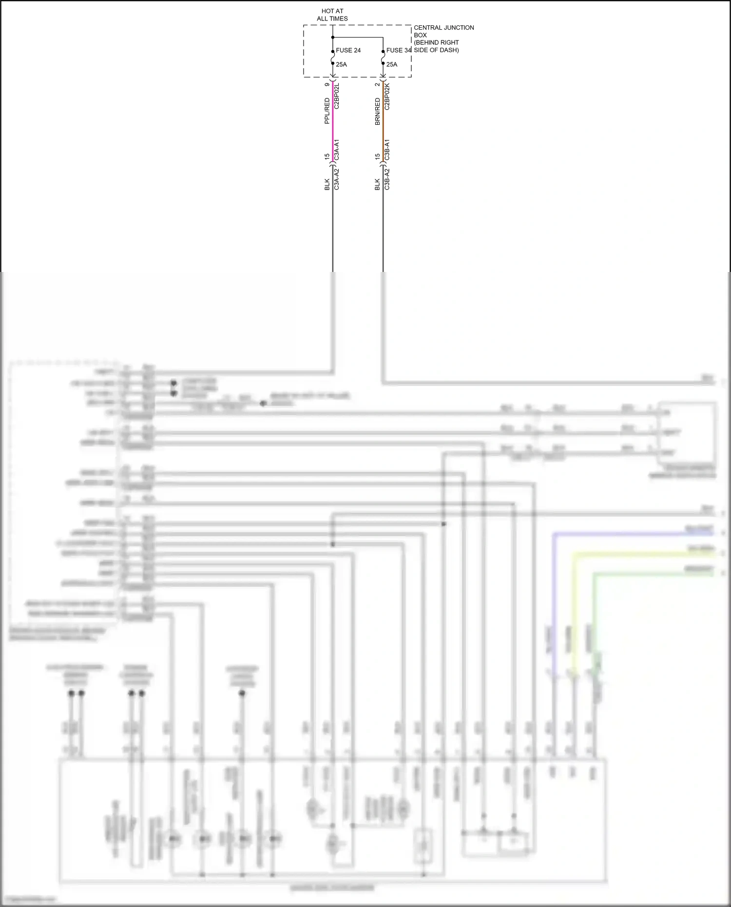 Wiring diagram engine controls system for Land Rover Discovery L462 (2016-2020) (8 of 8)