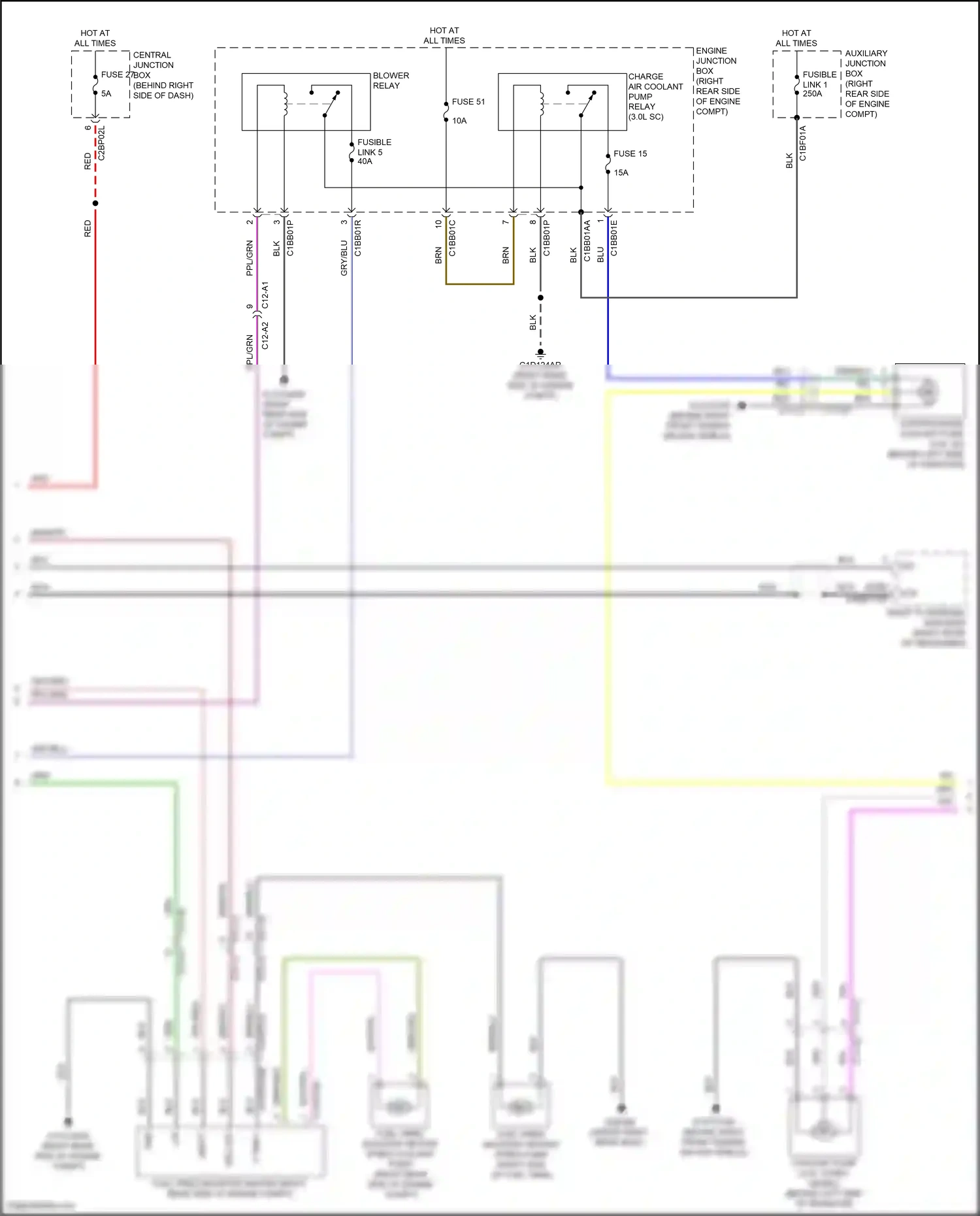 Wiring diagram engine junction box for Land Rover Discovery L462 (2016-2020) (2 of 23)