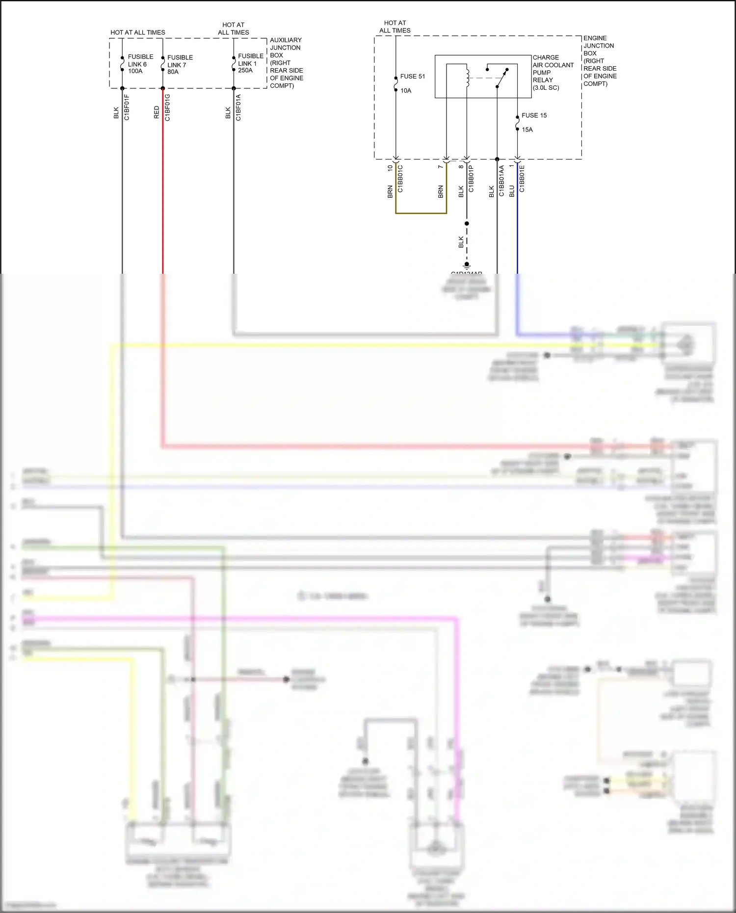 Wiring diagram engine junction box for Land Rover Discovery L462 (2016-2020) (14 of 23)