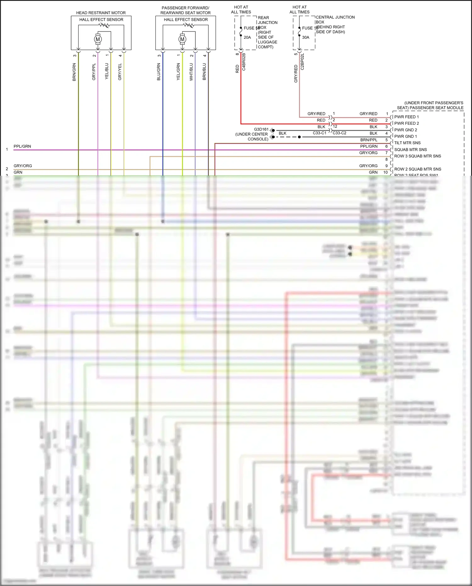 Wiring diagram hall effect sensor for Land Rover Discovery L462 (2016-2020) (7 of 8)