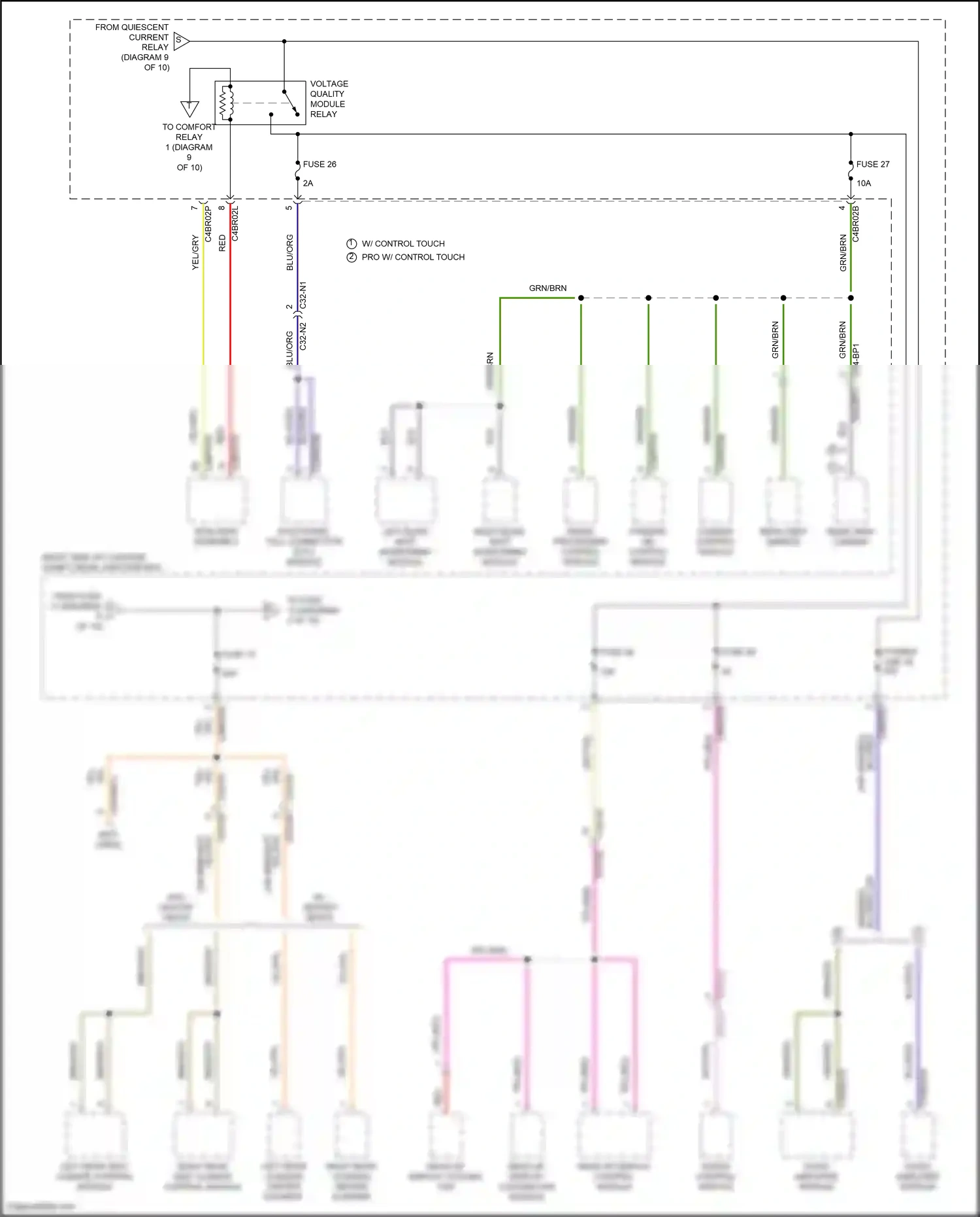 Wiring diagram image processing control module for Land Rover Discovery L462 (2016-2020) (4 of 4)